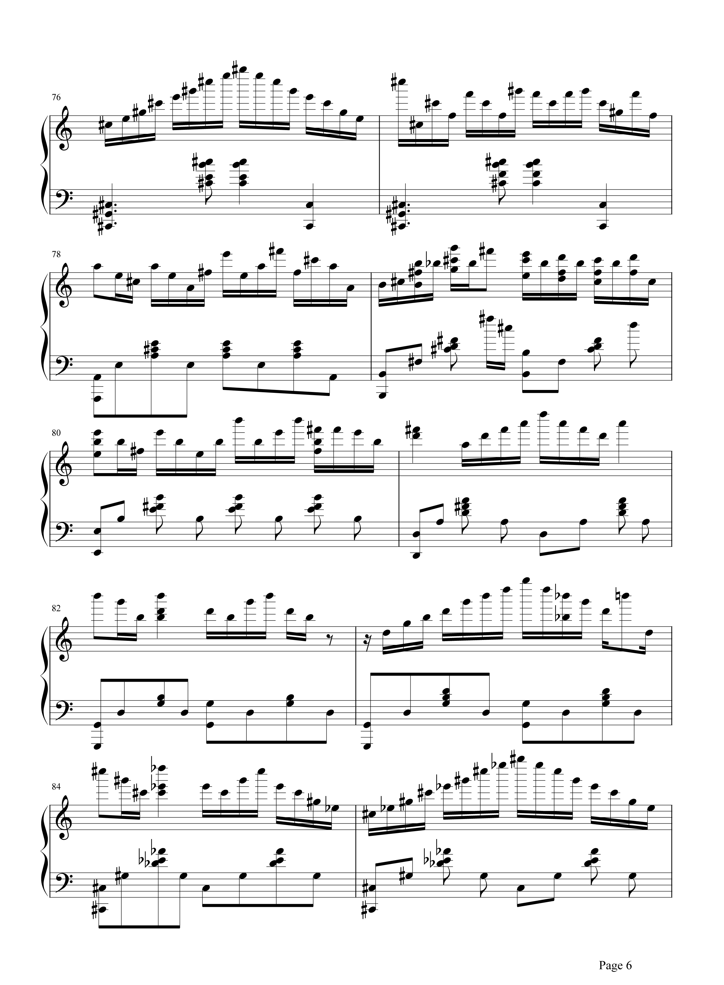 劲乐团V3钢琴谱 原来你是这样的贝多芬悲怆鸣奏曲第三乐章6