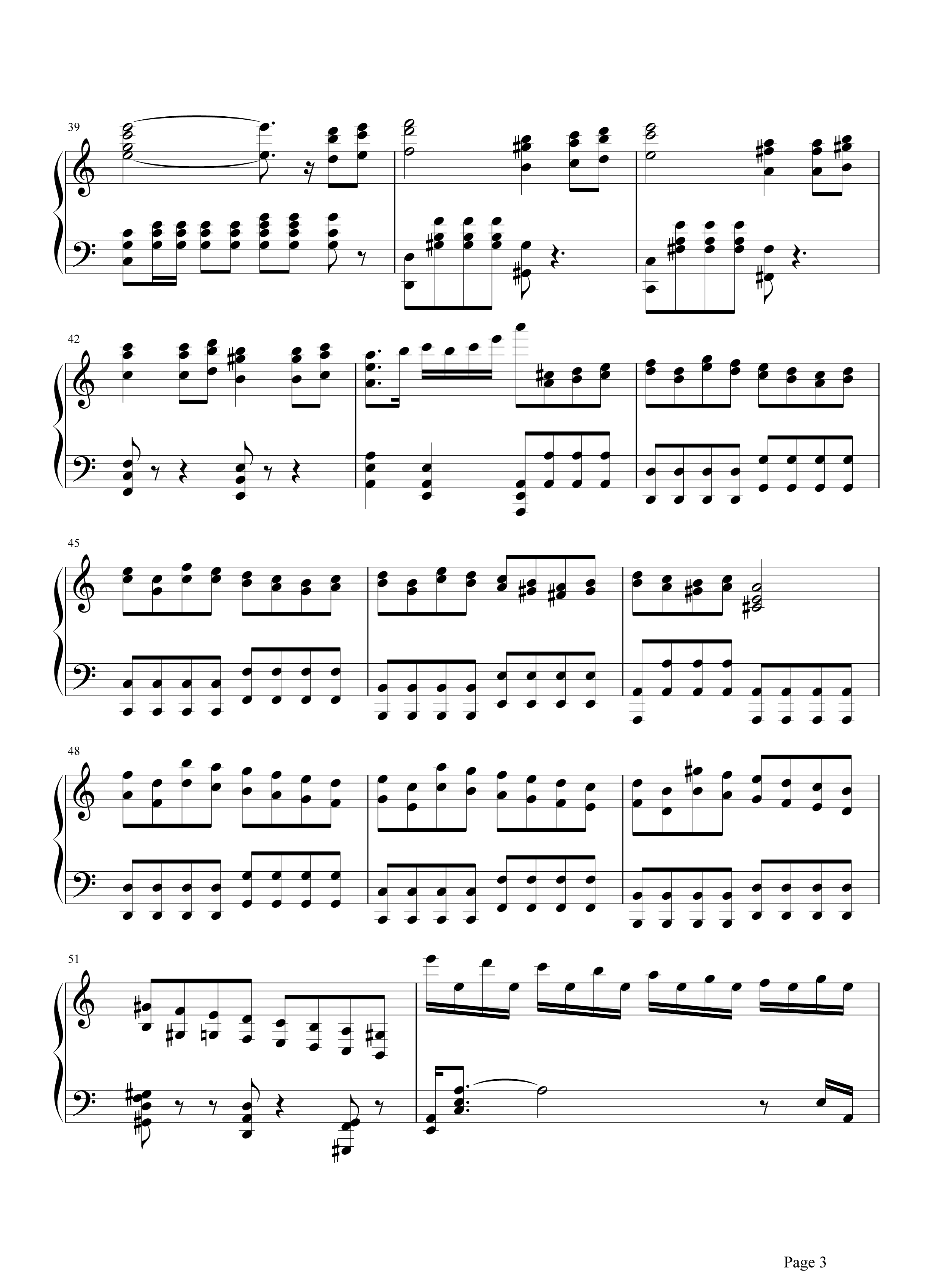 劲乐团V3钢琴谱 原来你是这样的贝多芬悲怆鸣奏曲第三乐章3