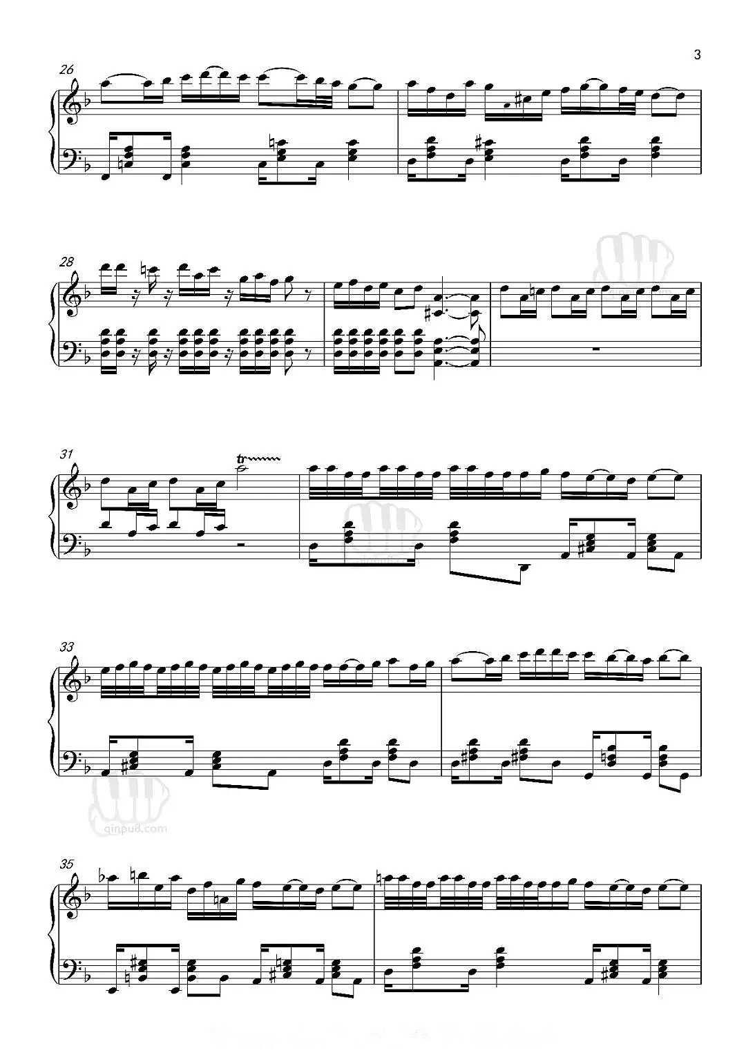 Purple Passion钢琴谱-真·御姐节奏大师爆燃曲目，她用小提琴完美演绎优雅与激情3