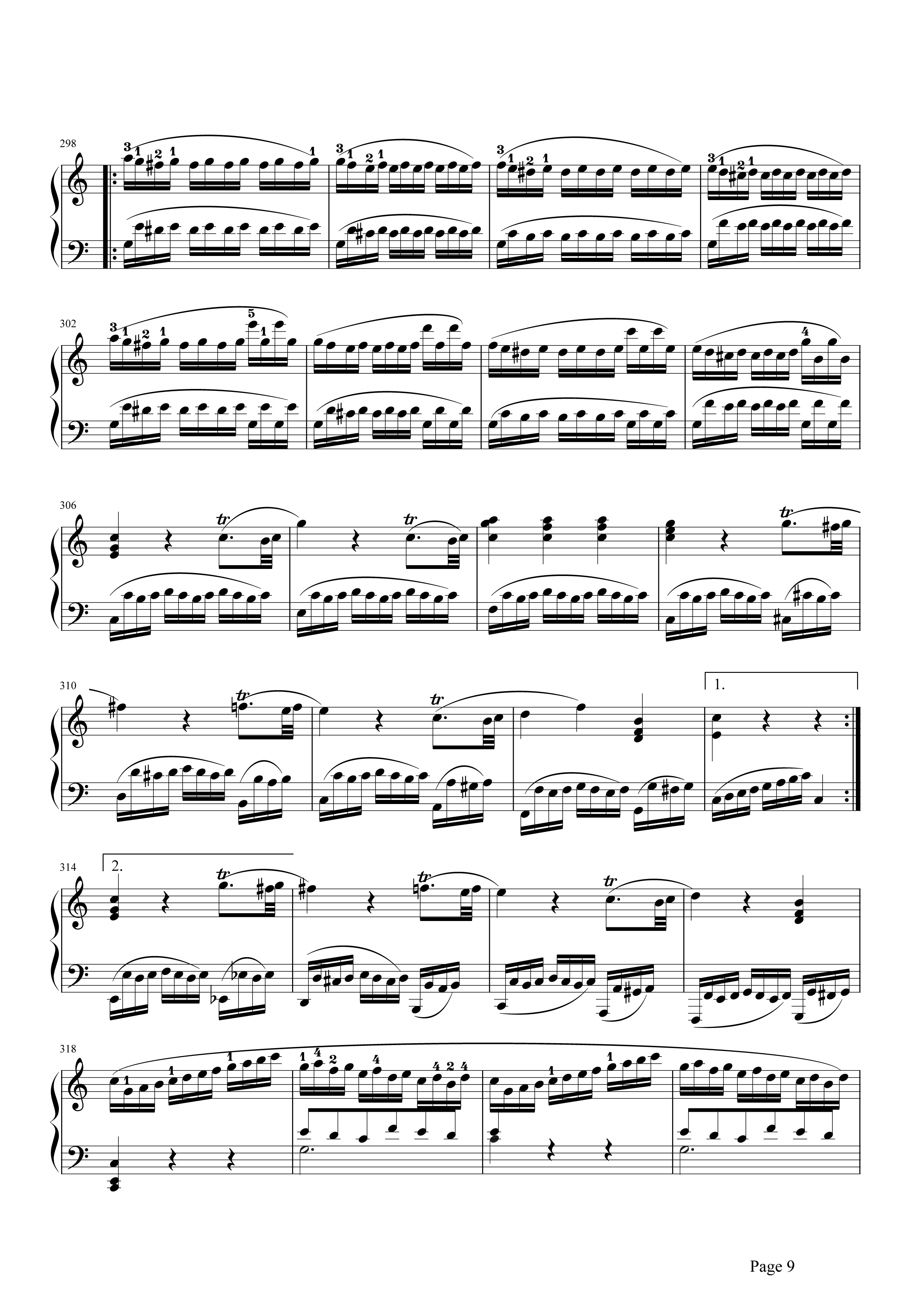 小星星变奏曲钢琴谱 解读莫扎特小星星变奏曲星星们都已经到齐了9