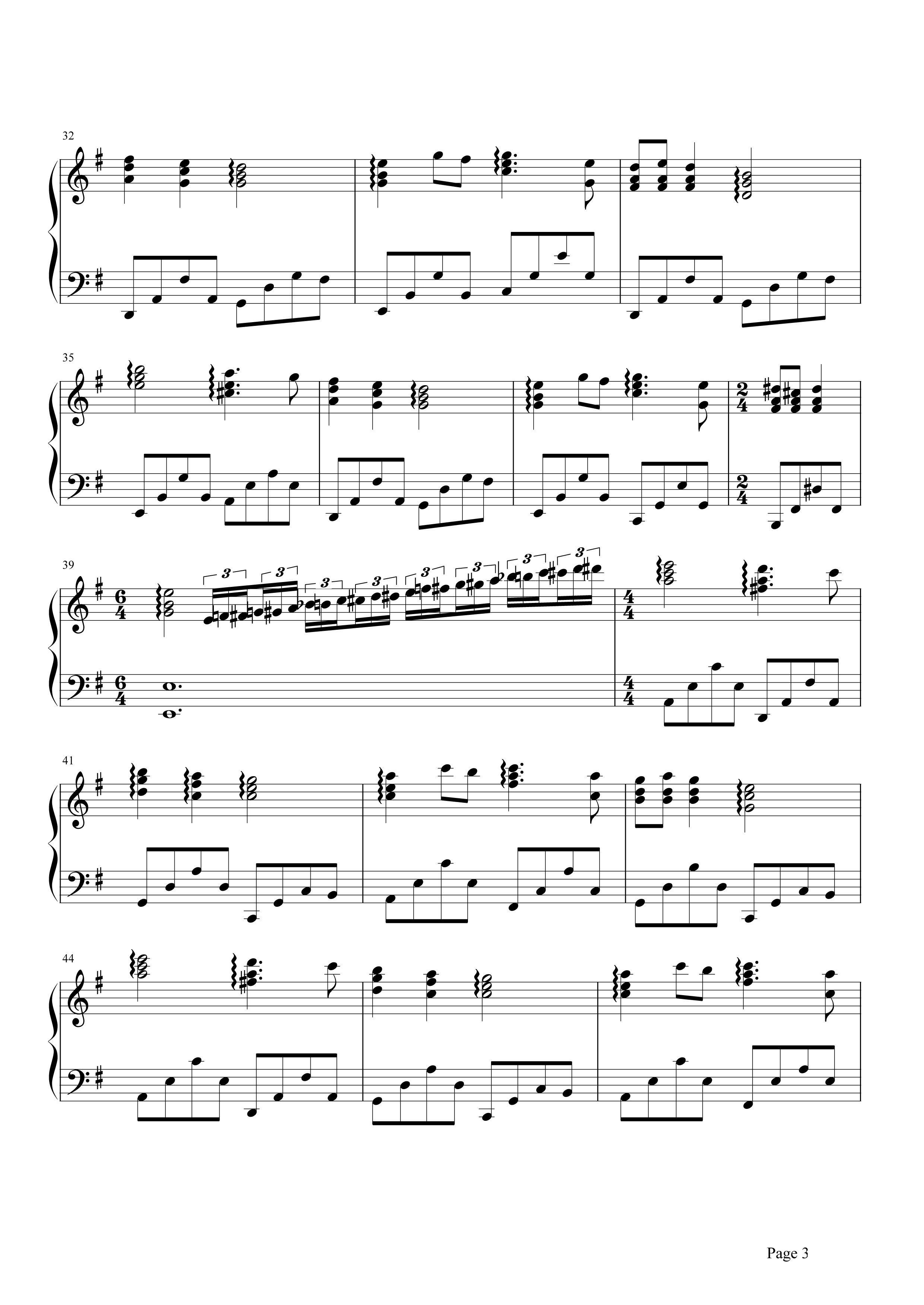 蓝色的爱钢琴谱 保罗·莫里哀-没有他的轻音乐，何止缺了蓝色的浪漫3