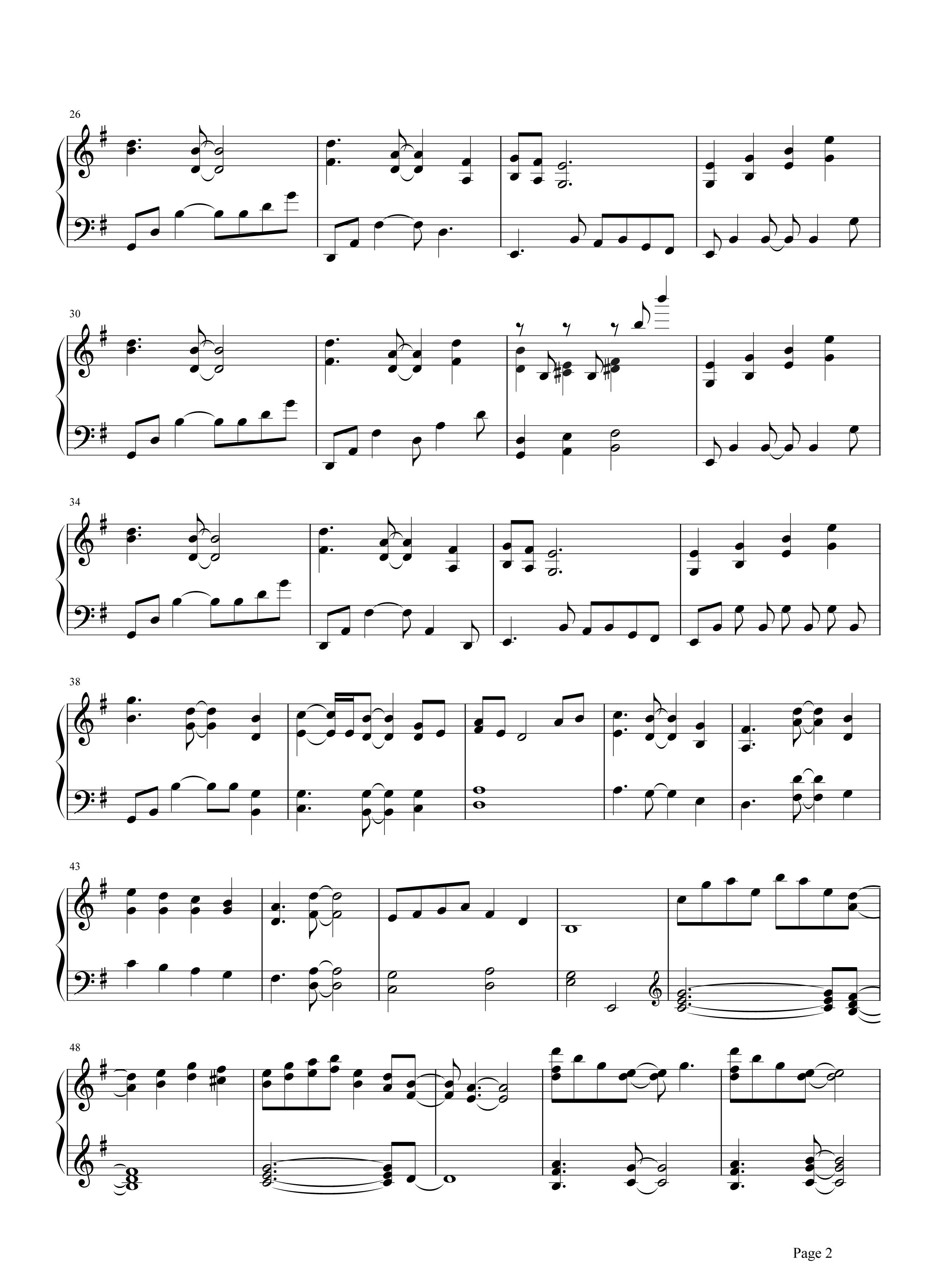 晨星钢琴谱 林海-音乐清轻如流水，是人世间最美的抒情2