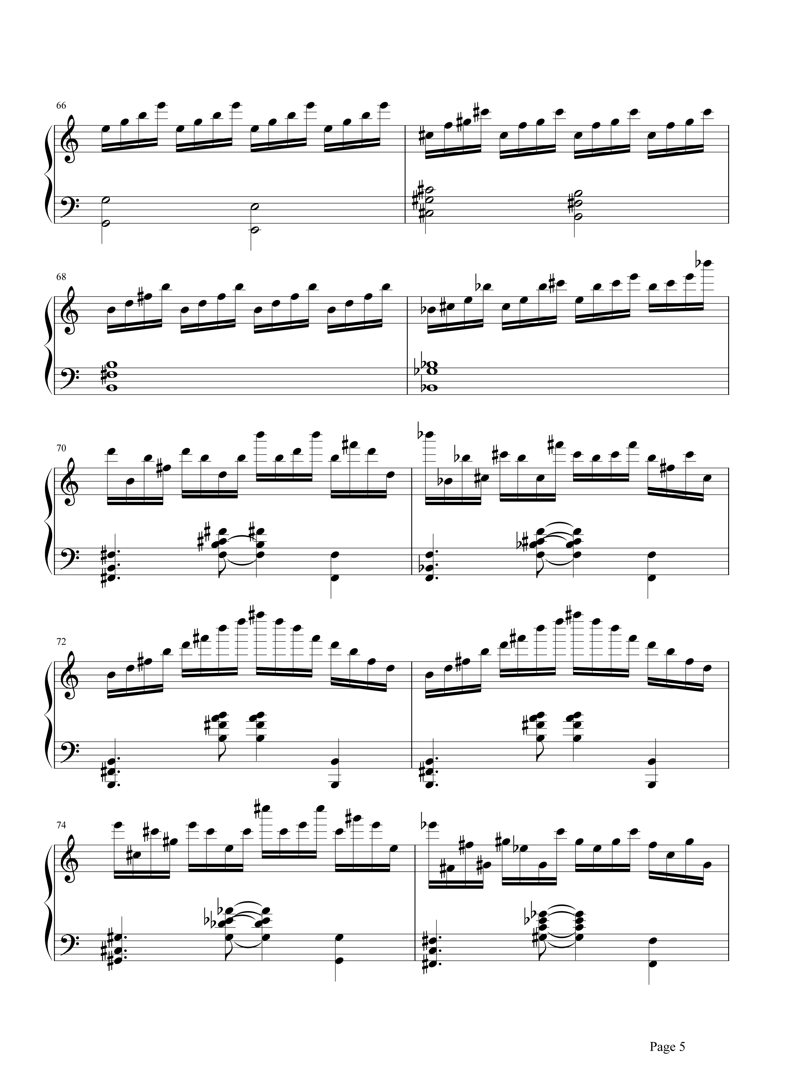 劲乐团V3钢琴谱 原来你是这样的贝多芬悲怆鸣奏曲第三乐章5