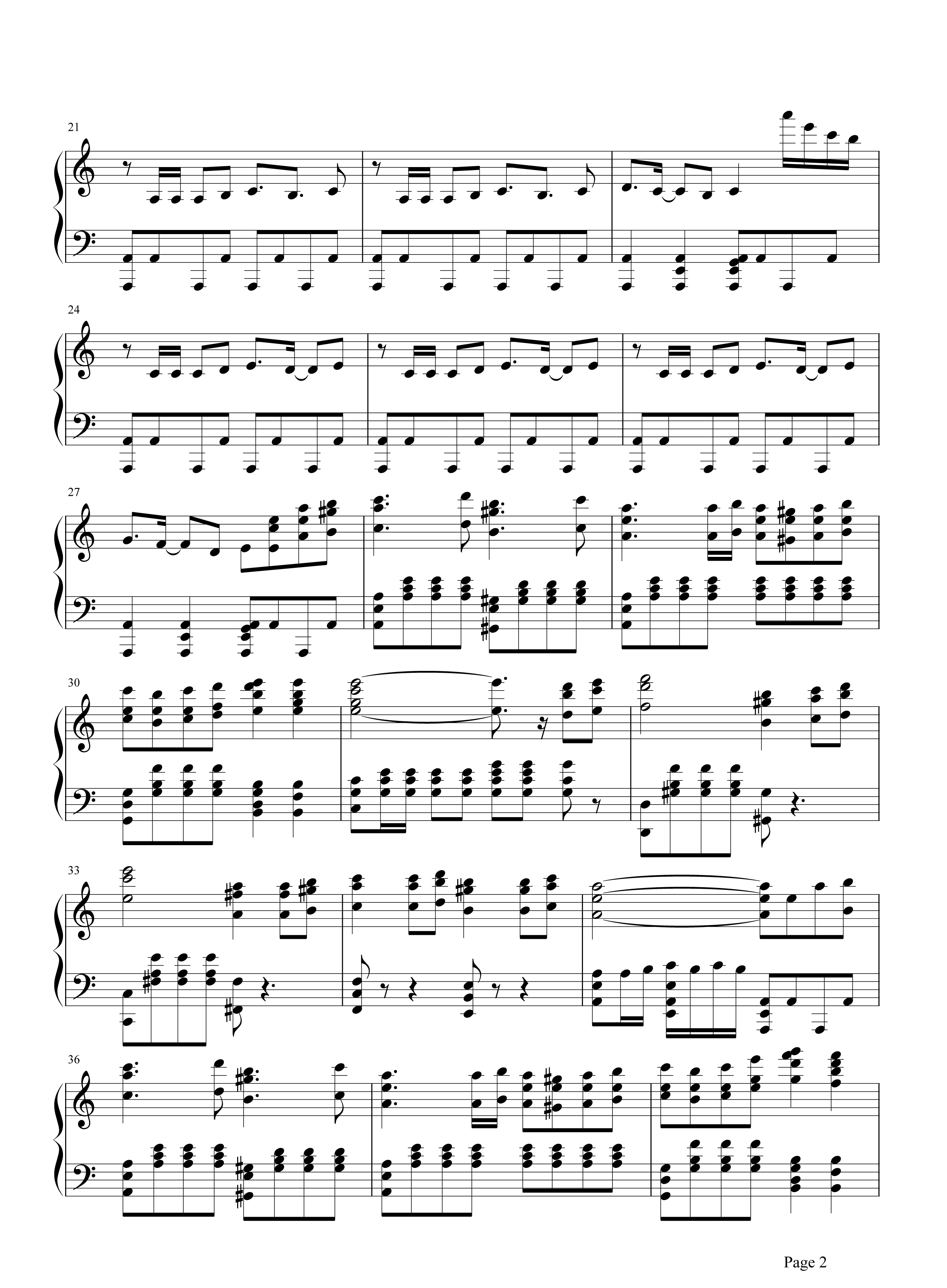 劲乐团V3钢琴谱 原来你是这样的贝多芬悲怆鸣奏曲第三乐章2