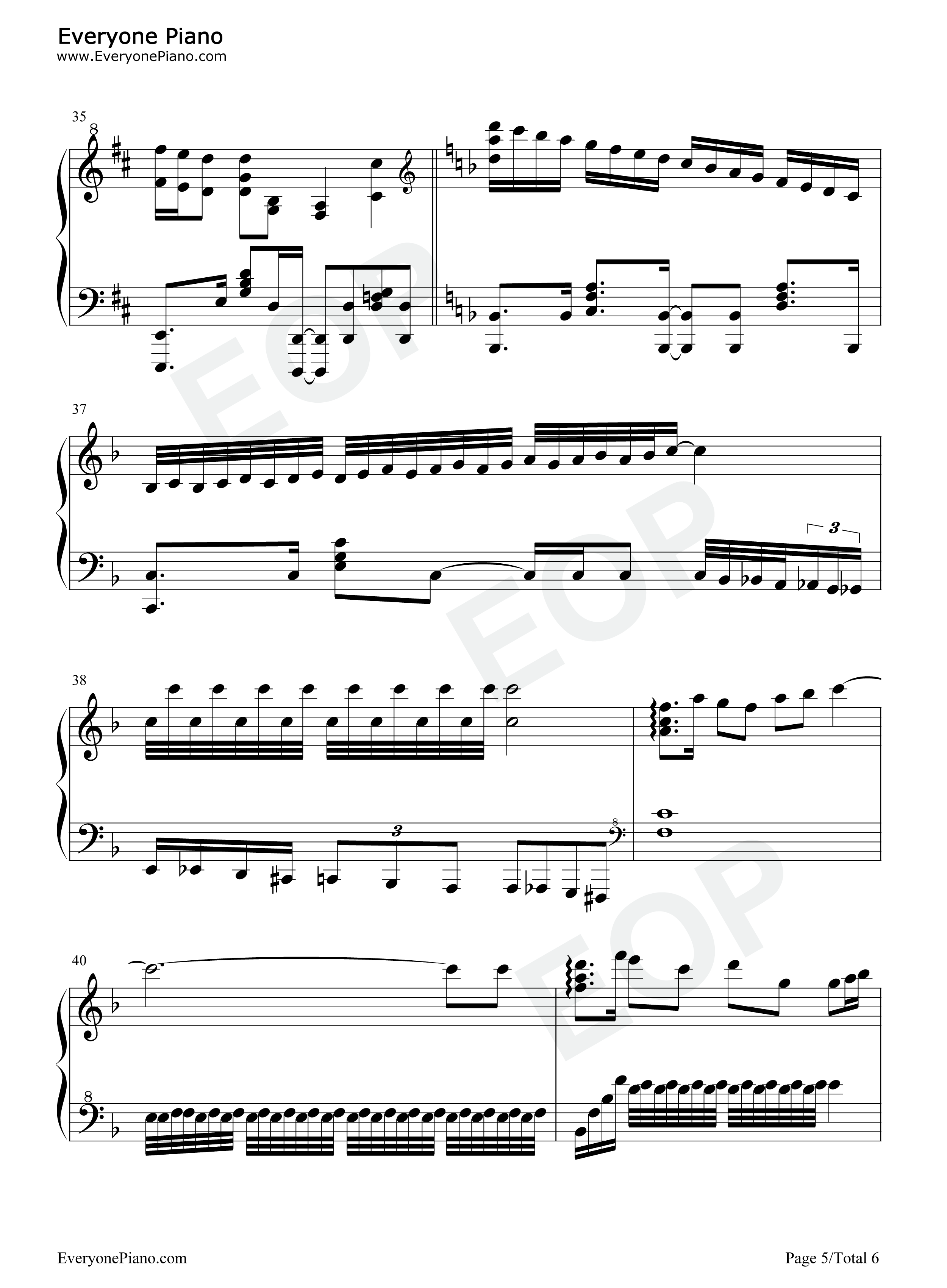 Surasthana Fantasia钢琴谱-陈致逸 HOYO-MiX5