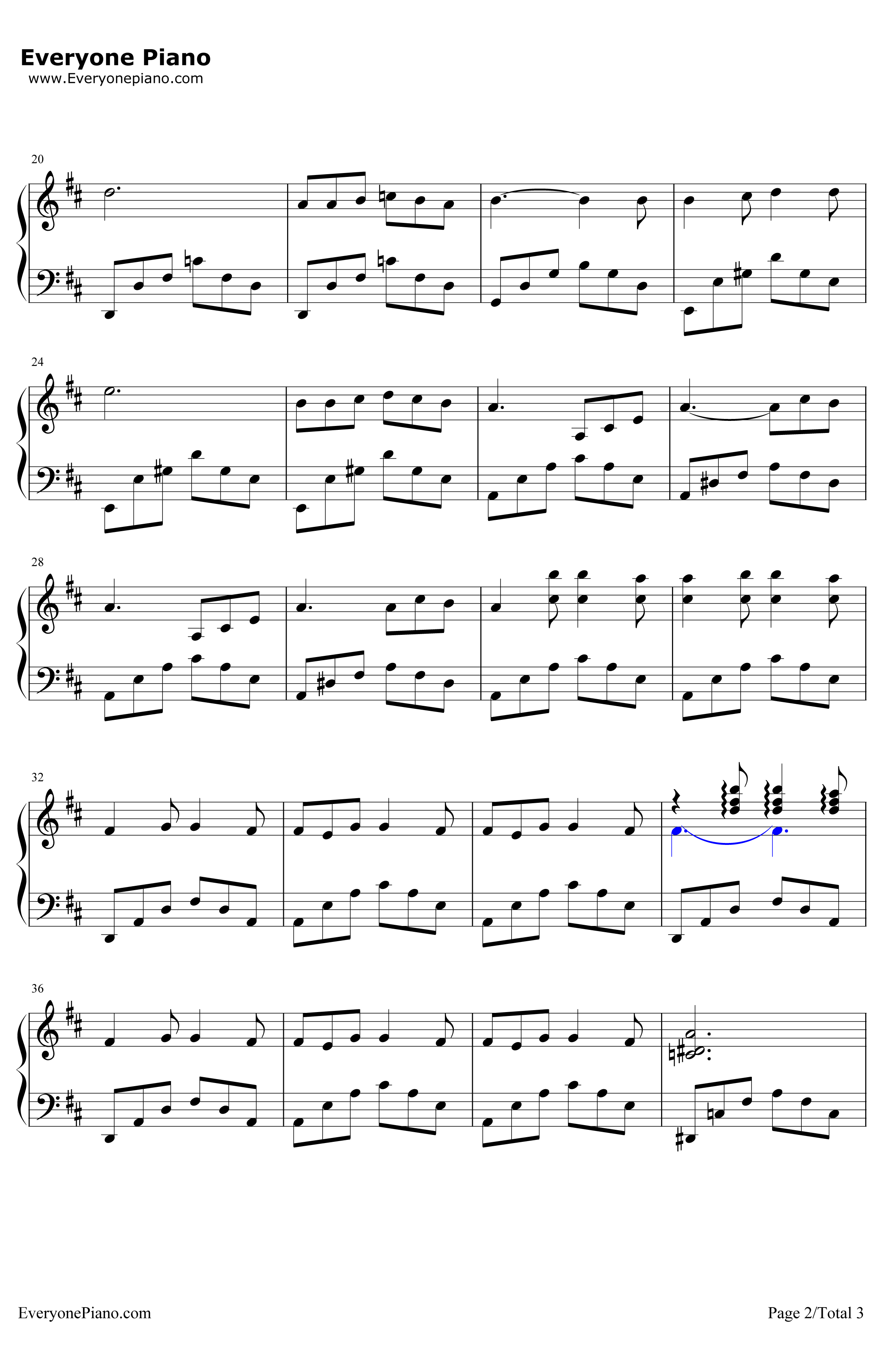 船歌钢琴谱-雅克•奥芬巴赫-霍夫曼的故事OST2