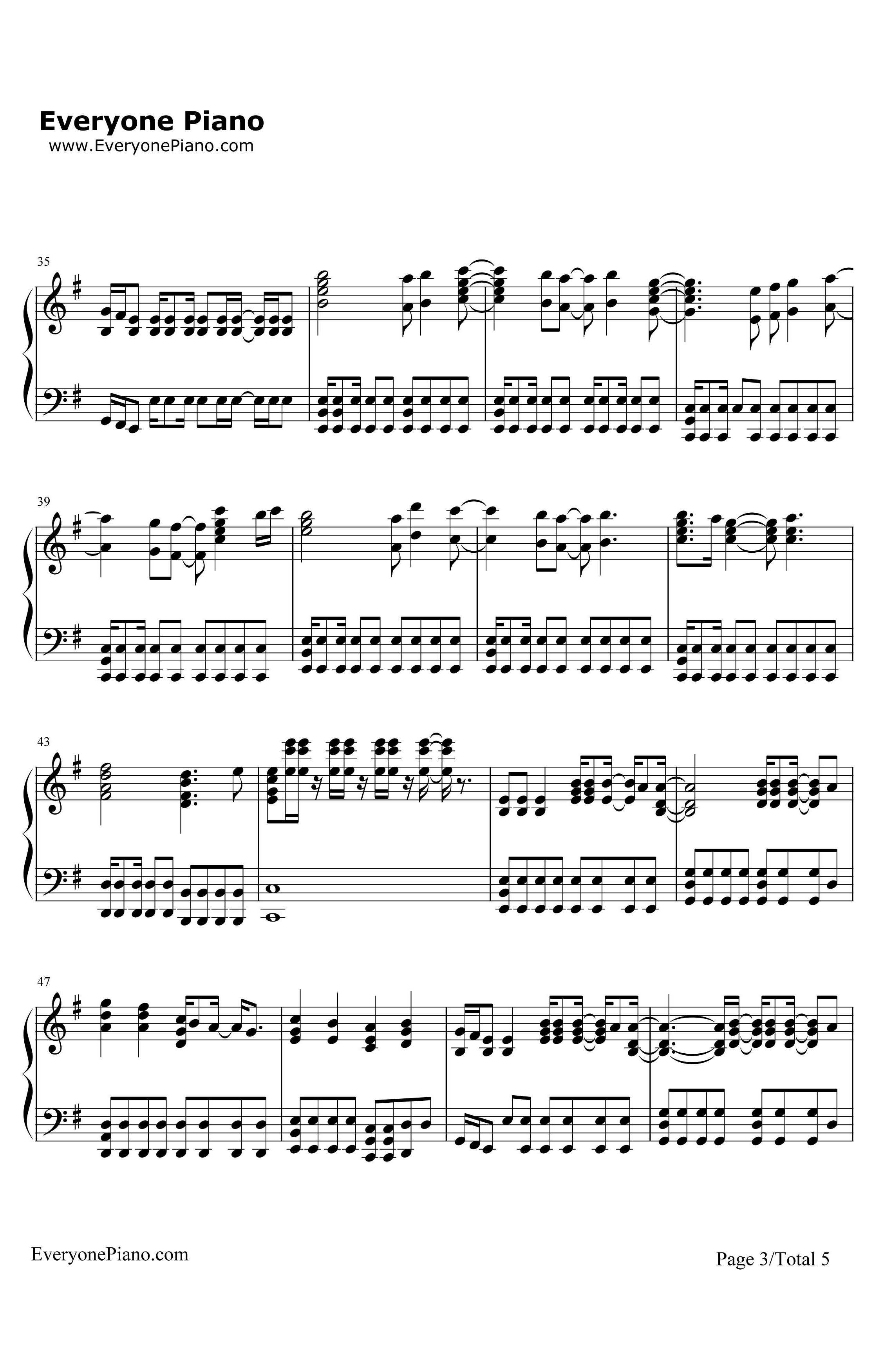 BringMeToLife钢琴谱-Evanescence3