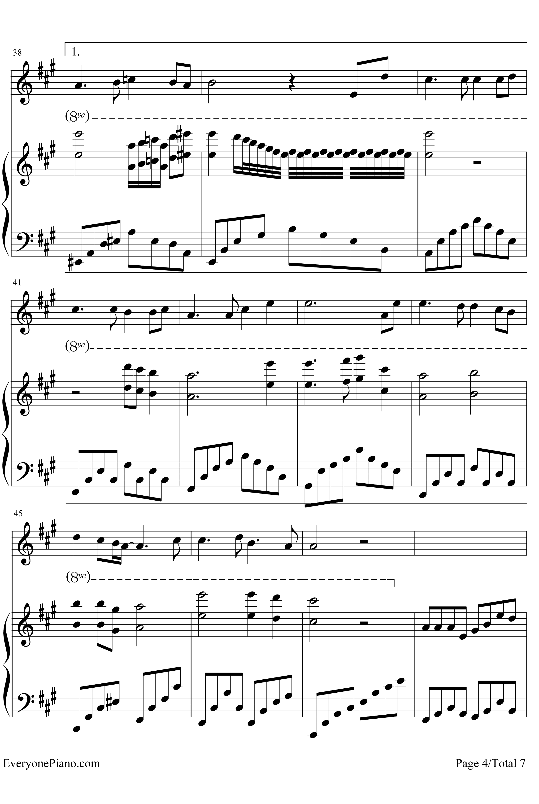 轨迹钢琴谱-周杰伦4