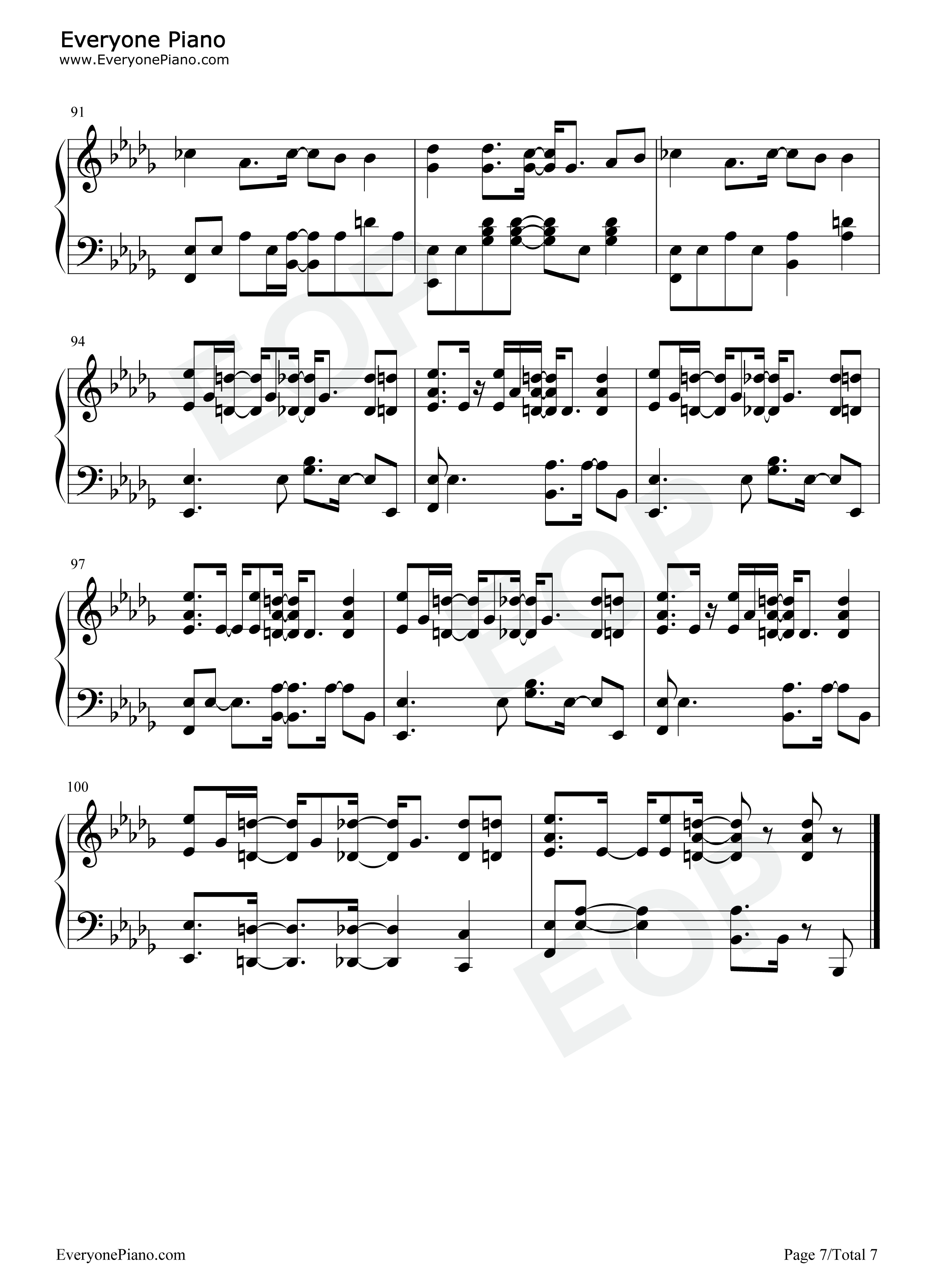 Any Song钢琴谱-Zico7