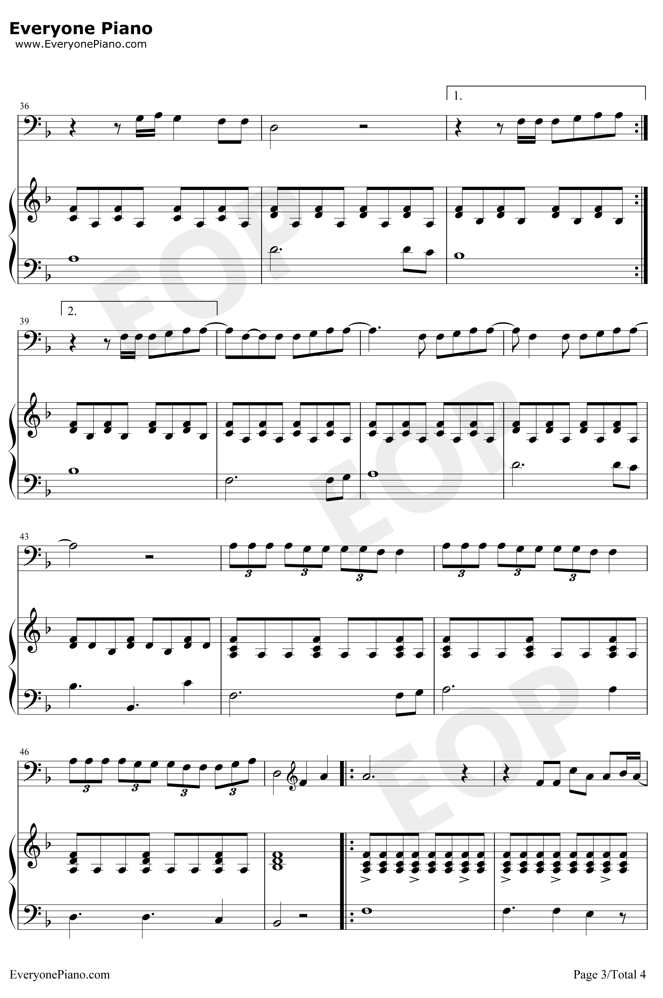 Is That Alright钢琴谱-LadyGaga-一个明星的诞生OST3