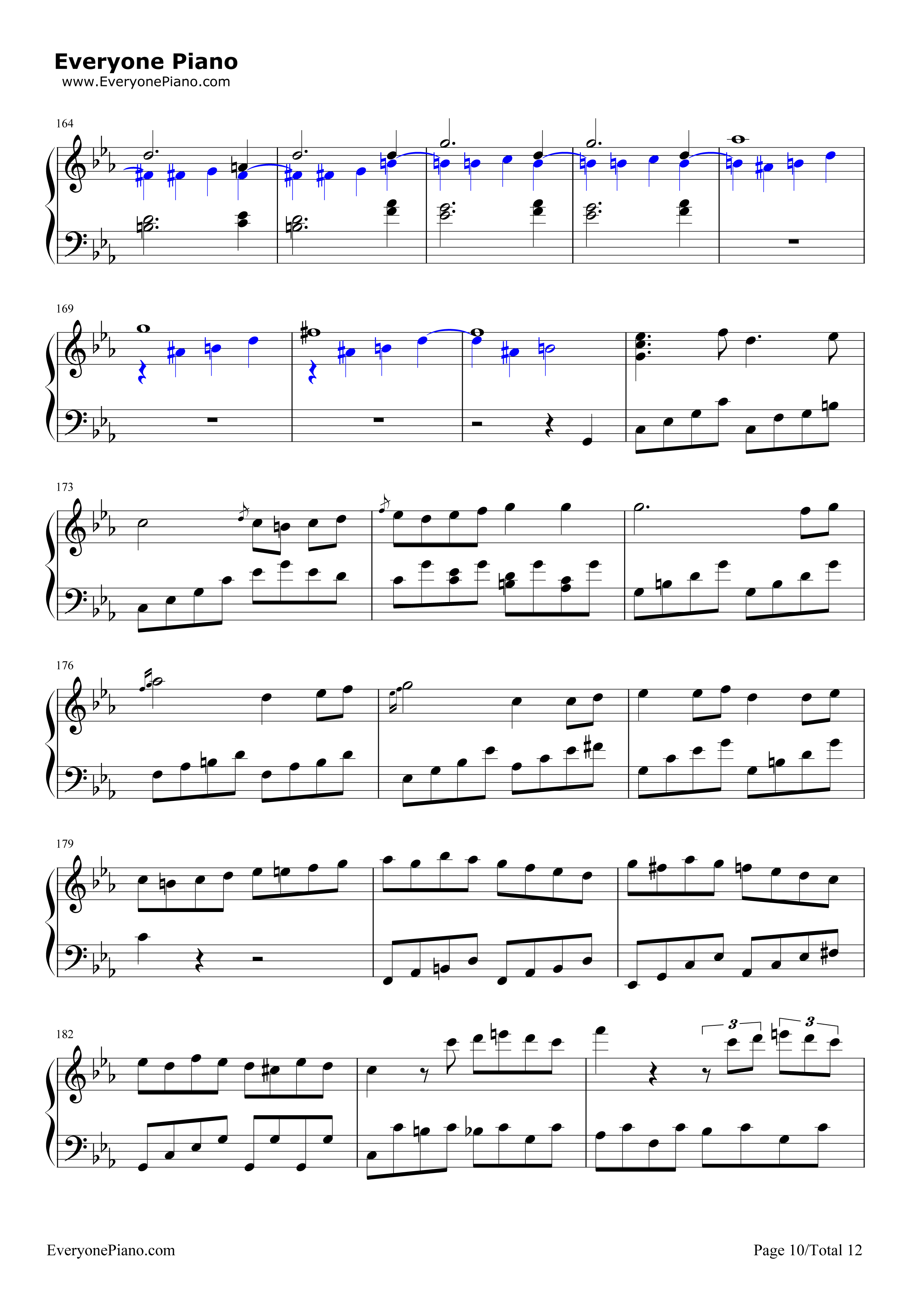 悲怆钢琴谱-贝多芬10