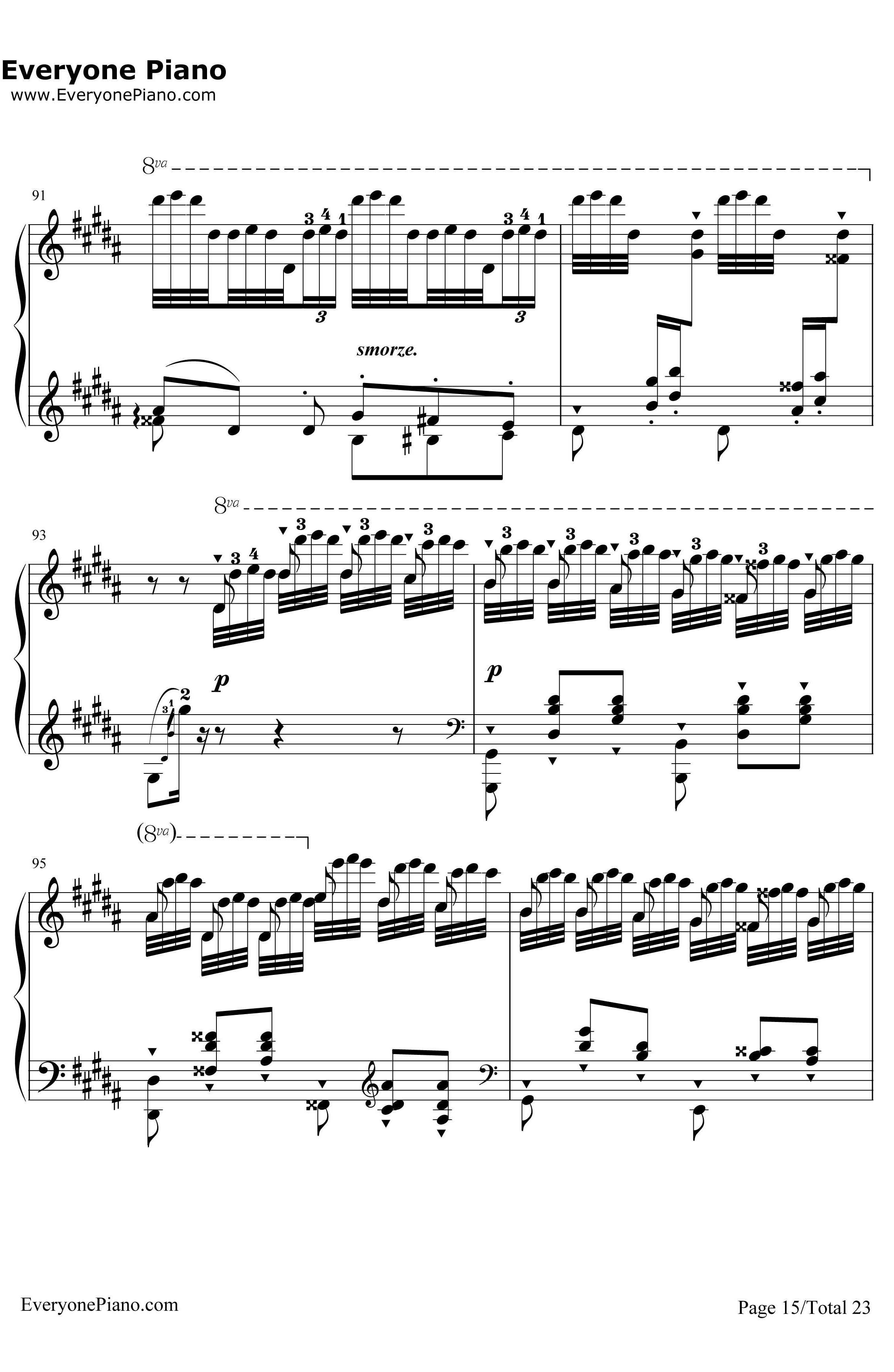钟钢琴谱--李斯特15