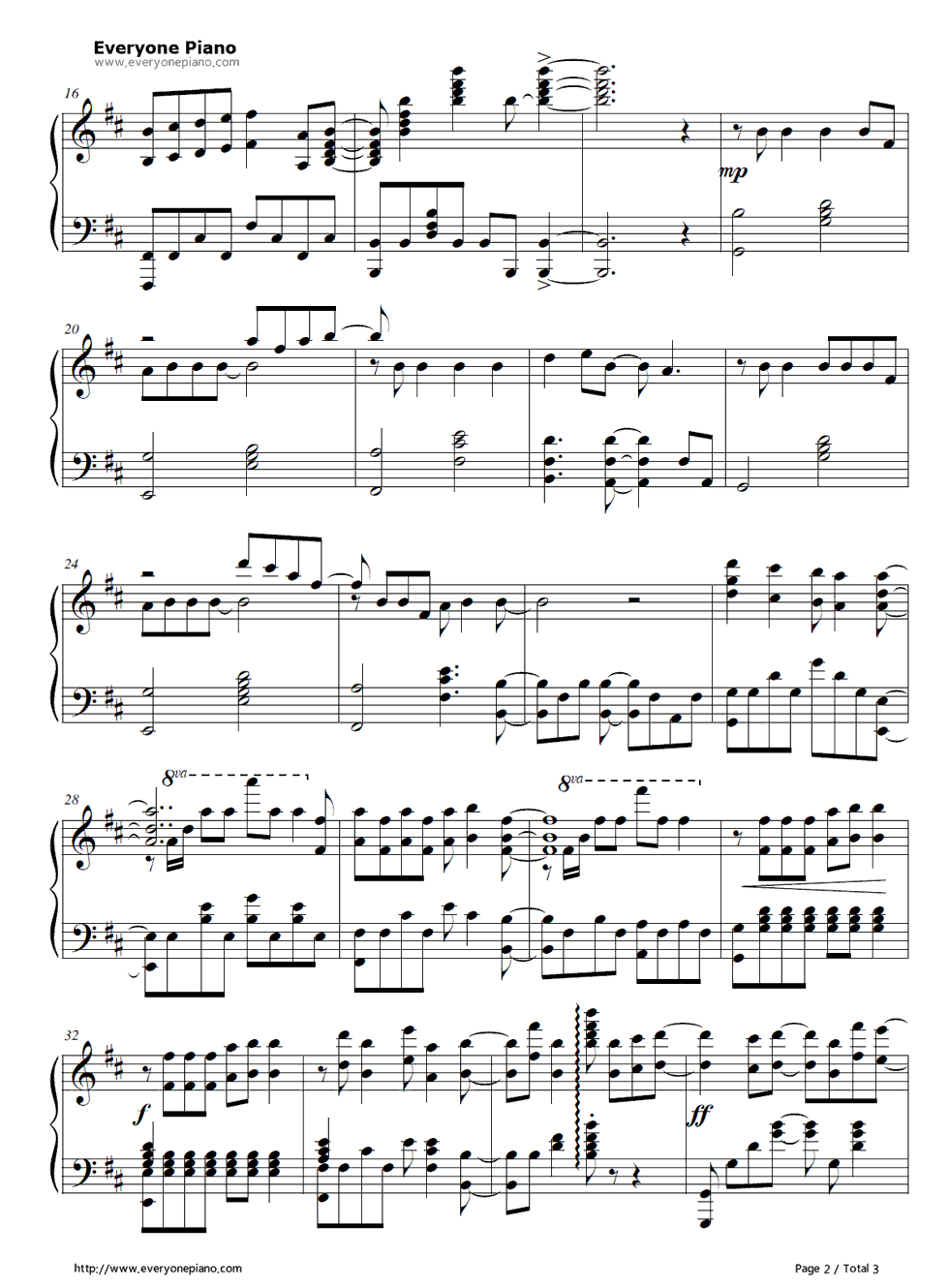 SPLASH FREE钢琴谱-STYLE FIVE2