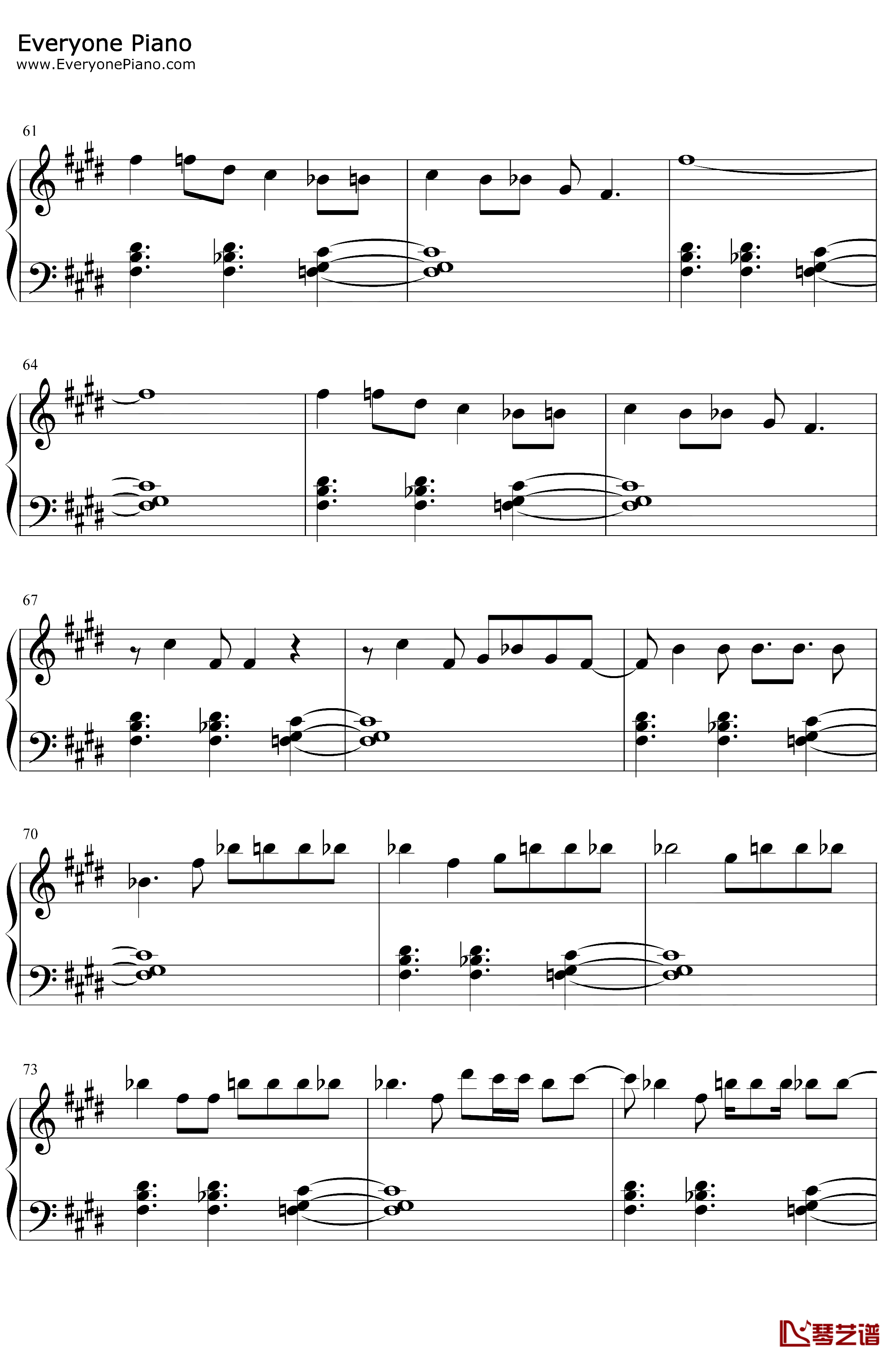 Daisies钢琴谱-Katy Perry5
