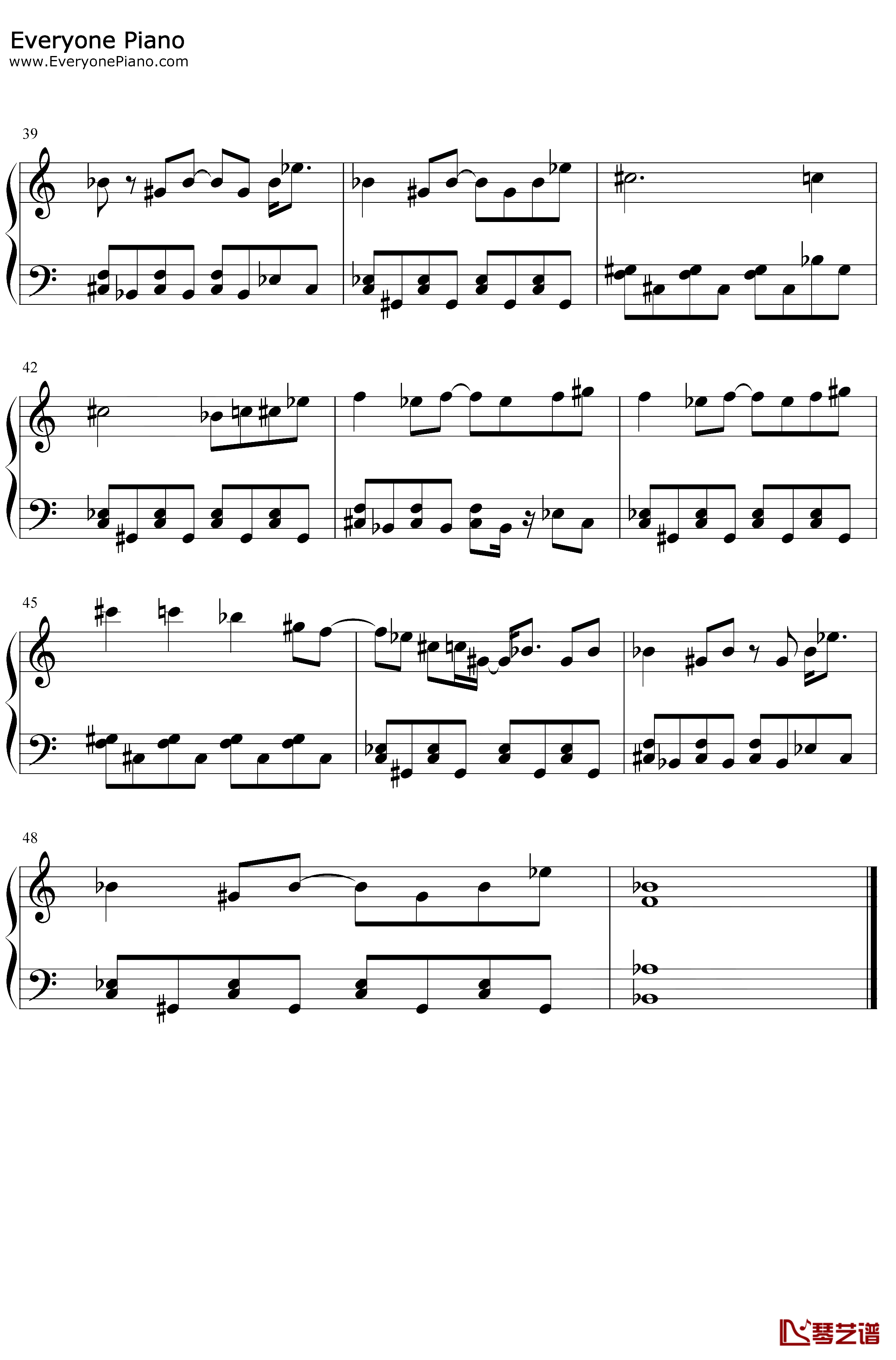 さくらの季节钢琴谱-38BEETS-柔美轻音乐3