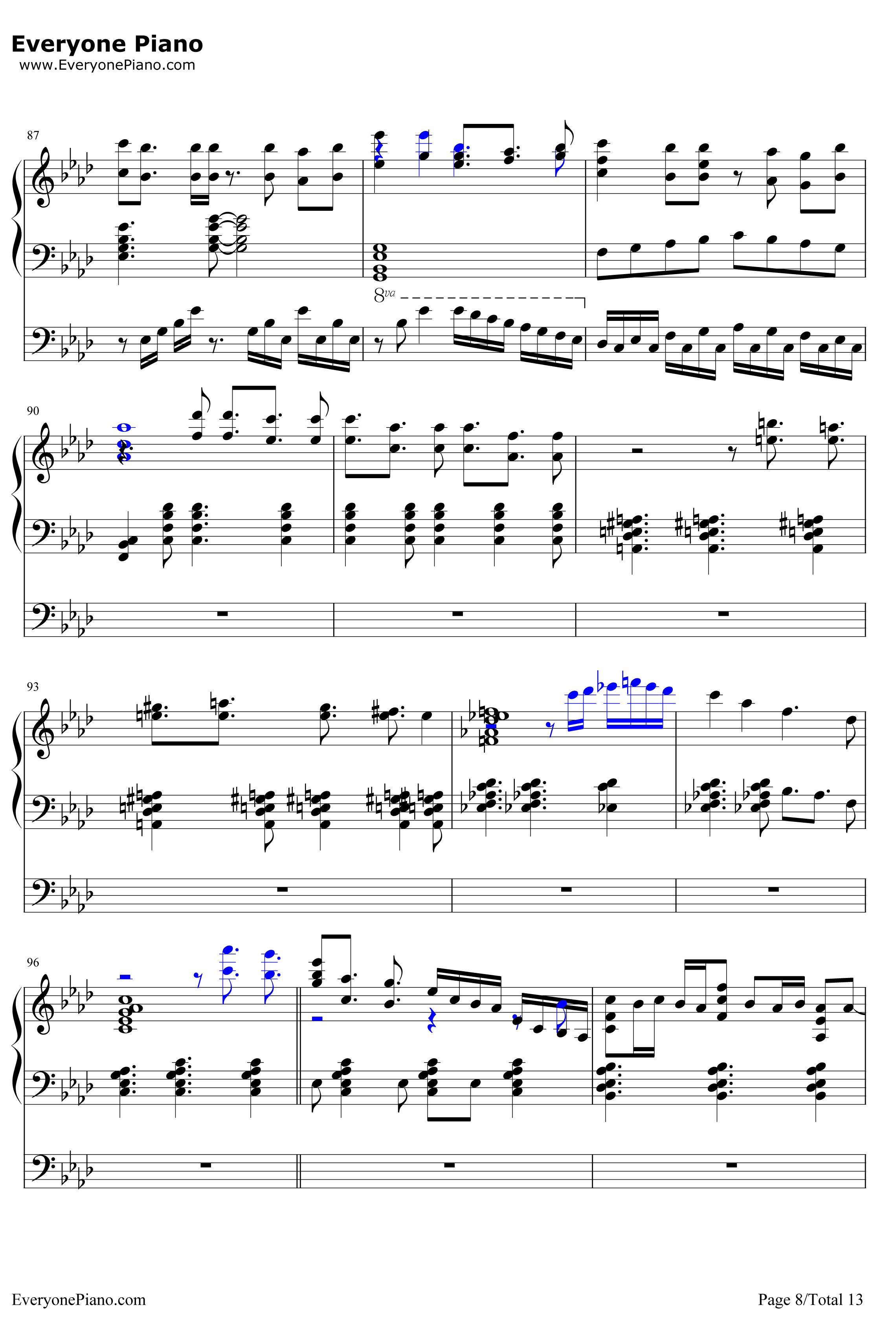 星を辿れば钢琴谱-大原ゆい子-小魔女学园ED18