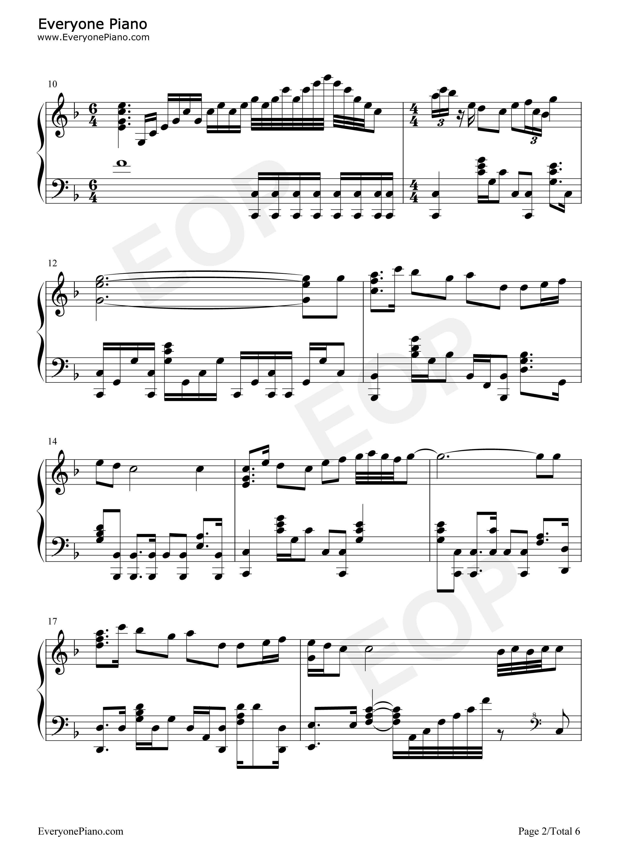 Surasthana Fantasia钢琴谱-陈致逸 HOYO-MiX2