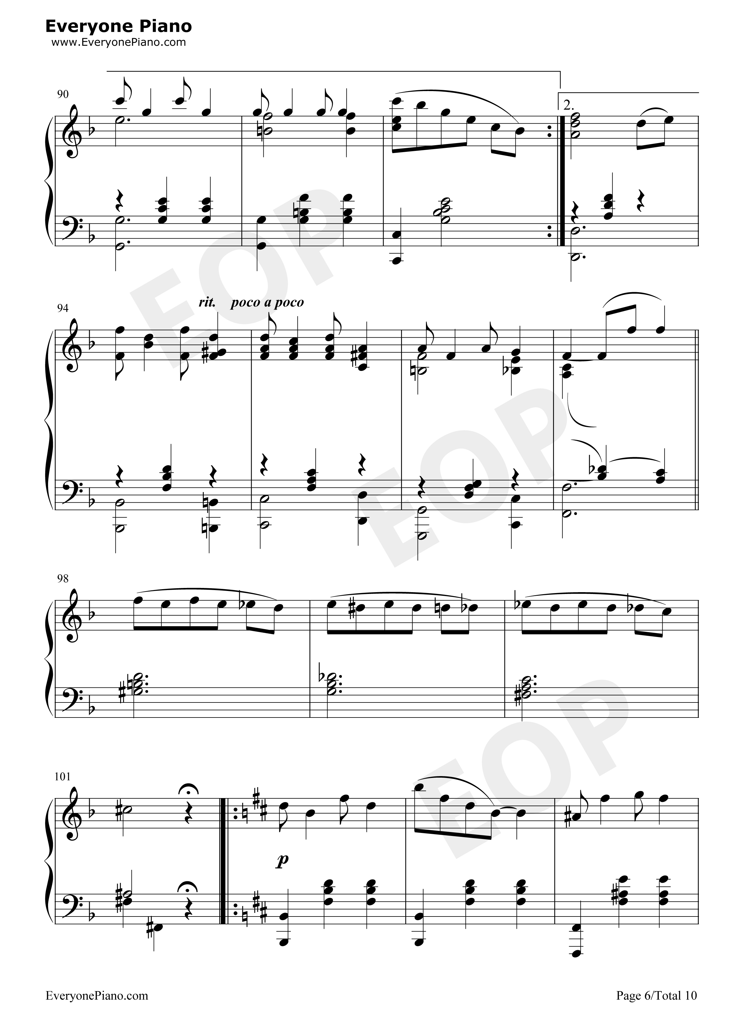Bethena A Concert Waltz钢琴谱-Scott Joplin  斯科特·乔普林6