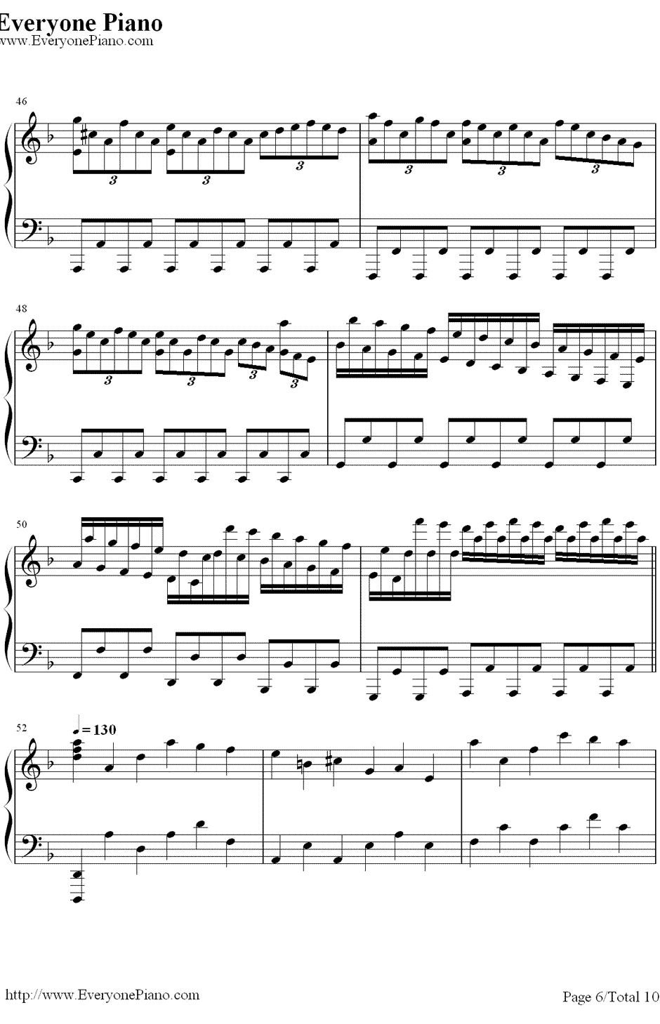 亨德尔的萨拉班德（Handel'sSarabande）钢琴谱-马克西姆MaksimMrvica6