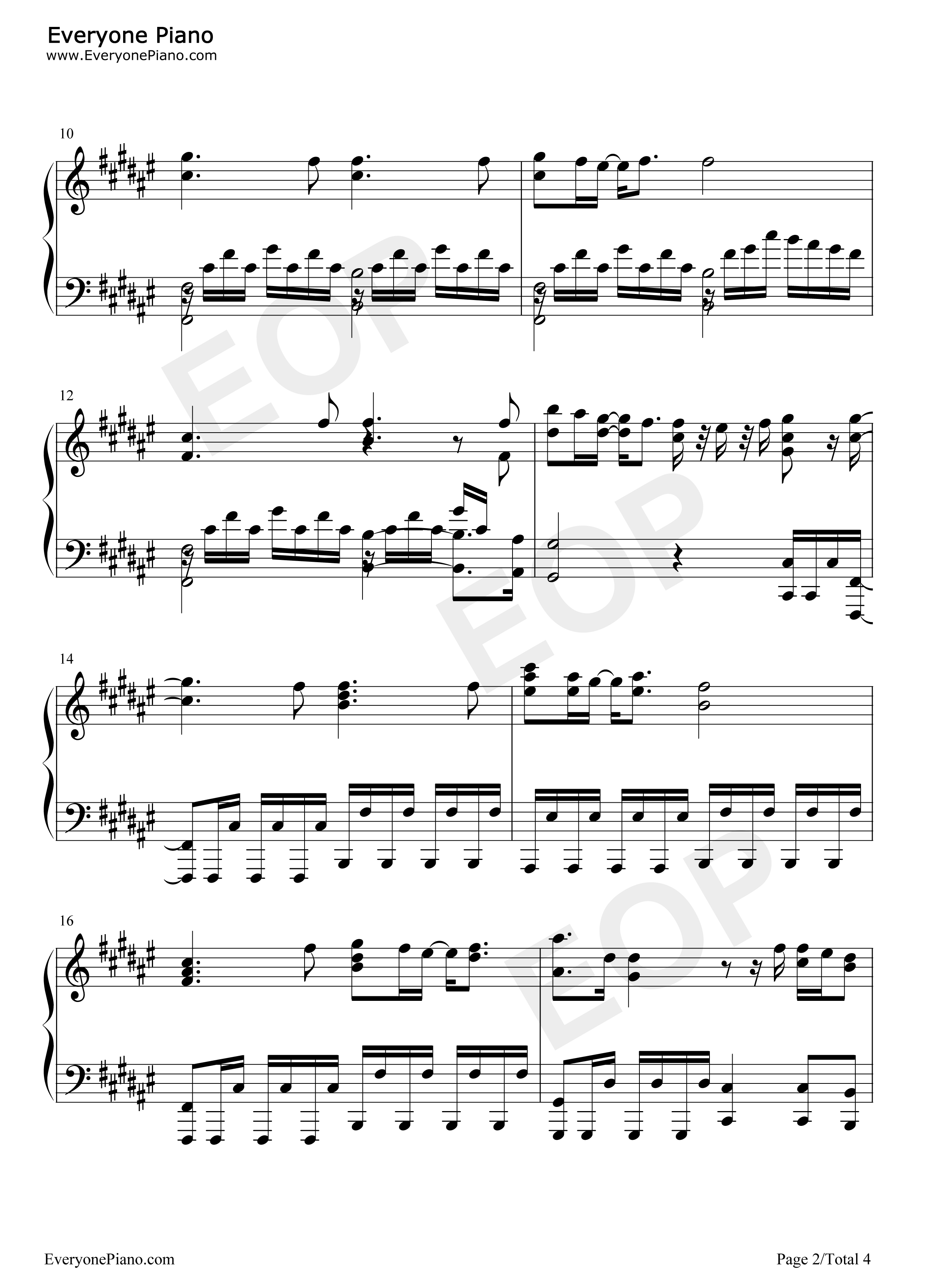 ごまかし钢琴谱-TrySail2