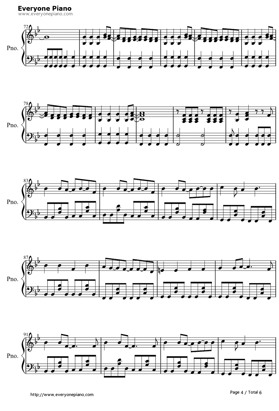 ピカピカの太陽钢琴谱-植田佳奈-《爱丽丝学园》主题曲4