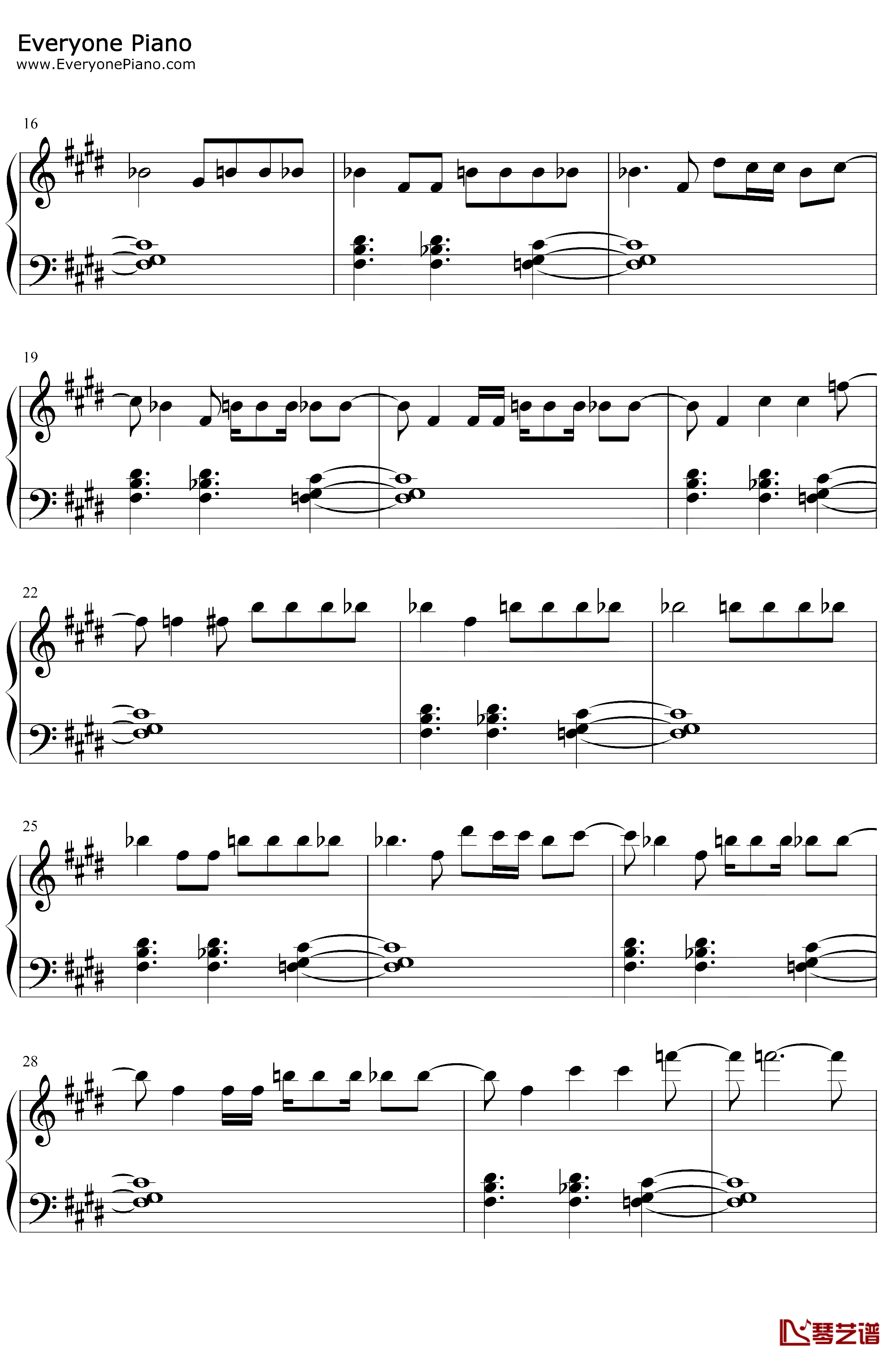 Daisies钢琴谱-Katy Perry2