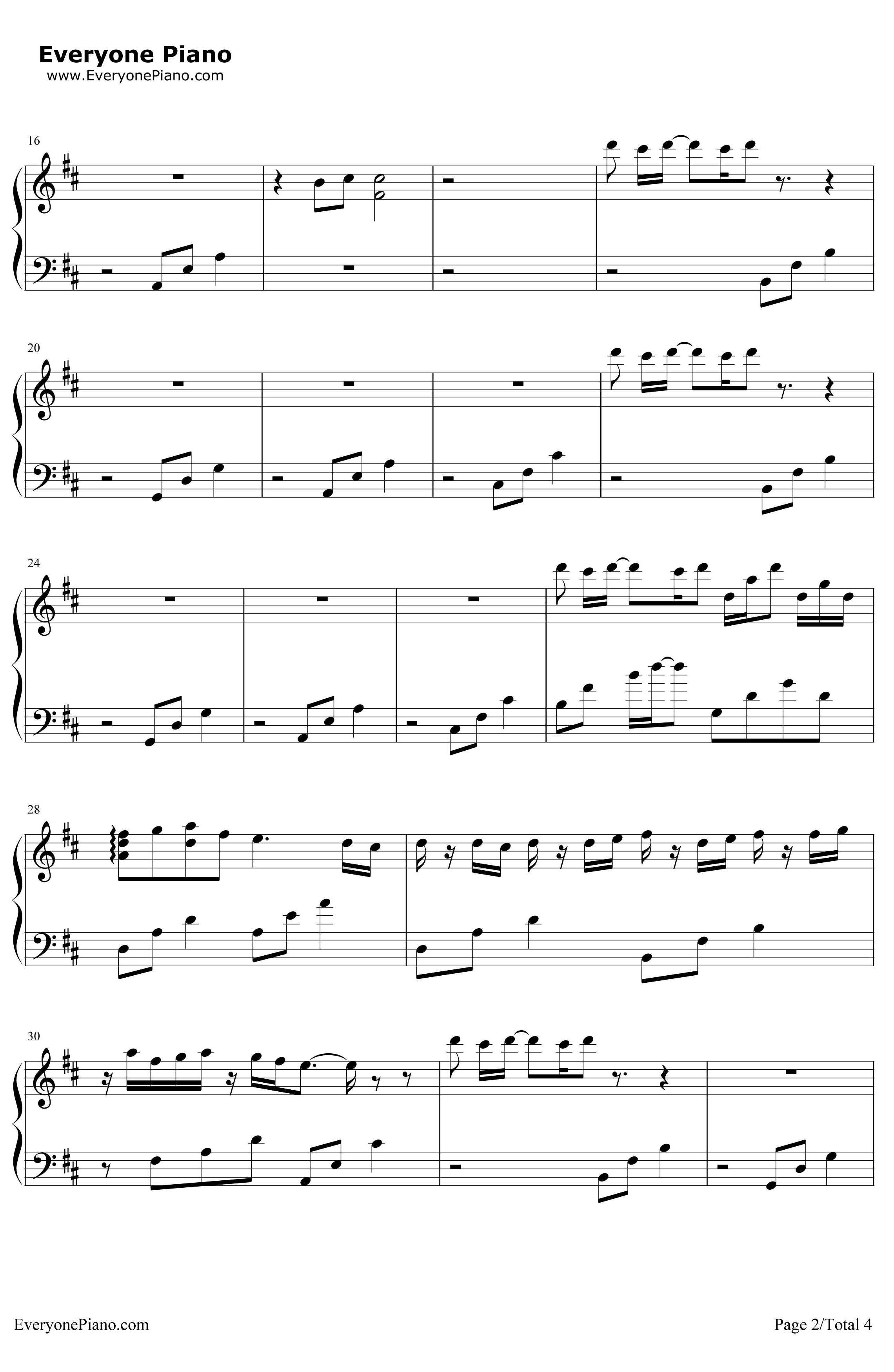 FürImmer钢琴谱-Eisblume2