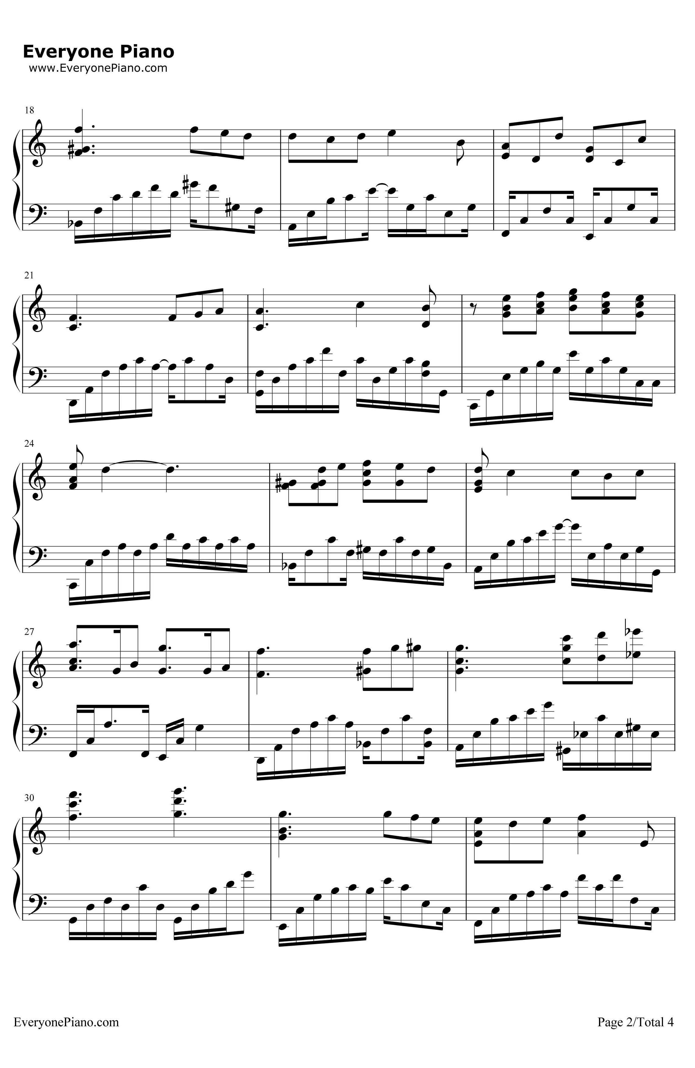 Small Steps碎步钢琴谱-Yiruma-《绿洲》2