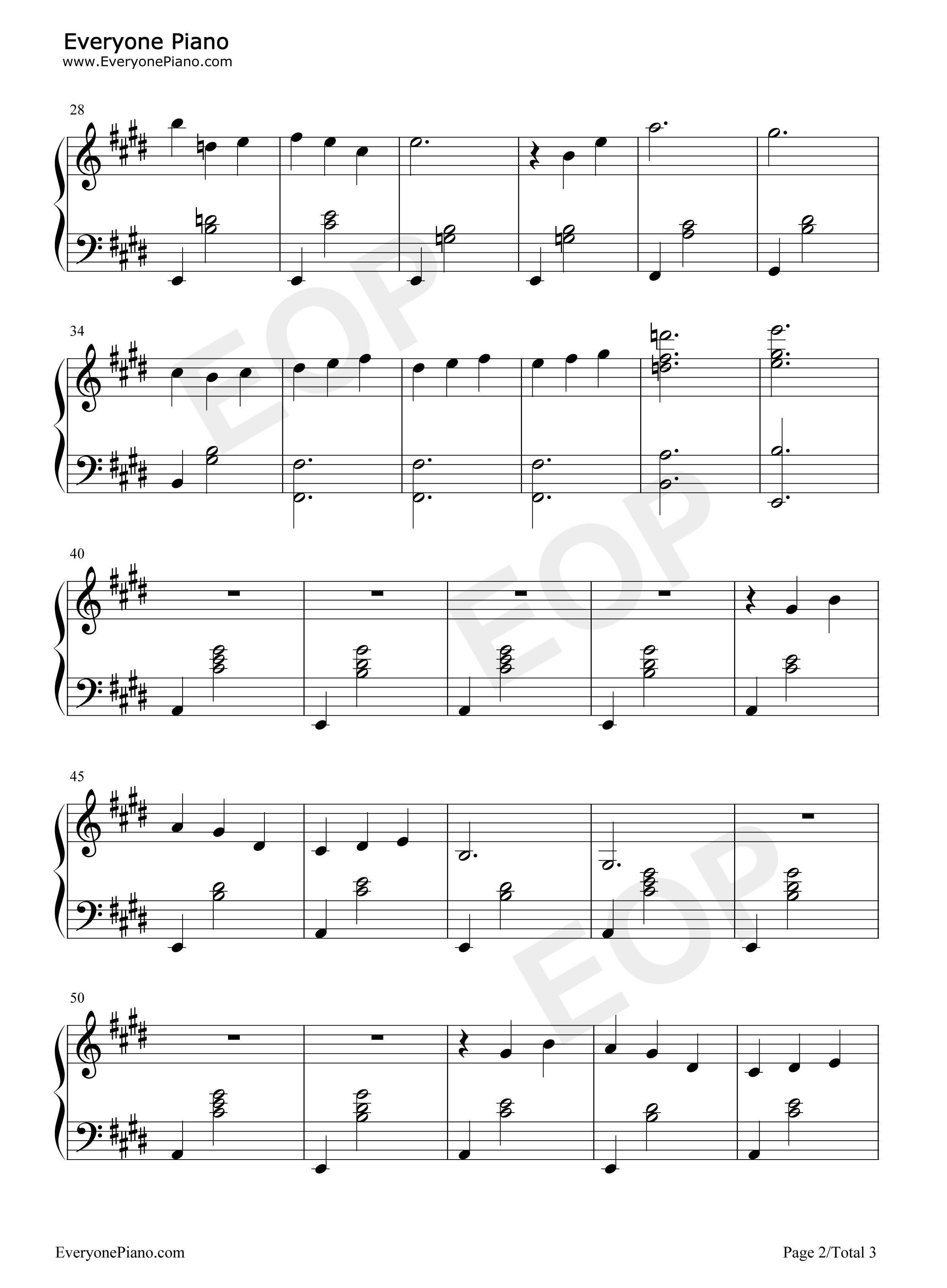 Gymnopedie No1.钢琴谱-Erik Satie2