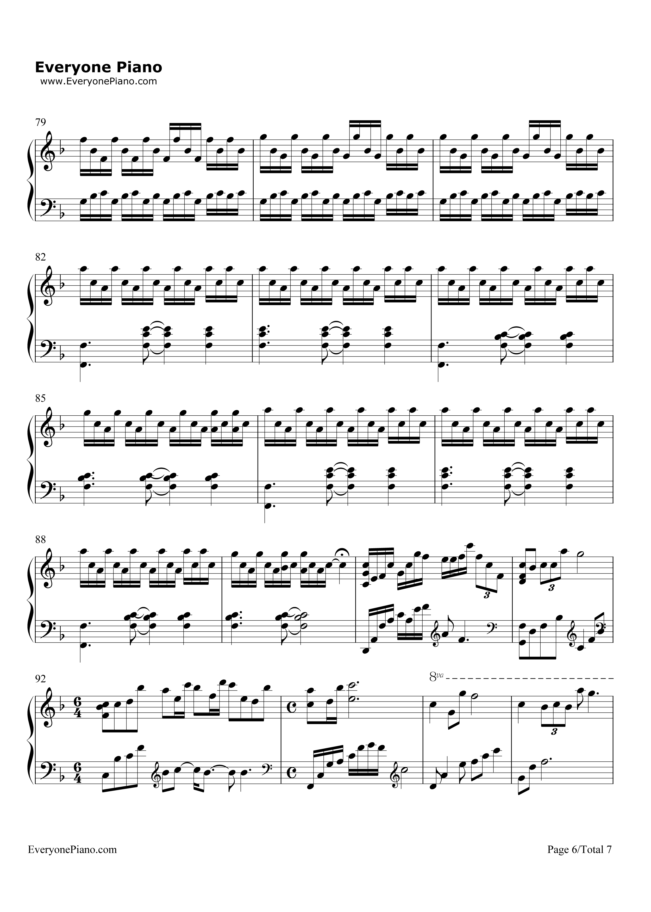 The Sunbeams... They Scatter钢琴谱-Yiruma6