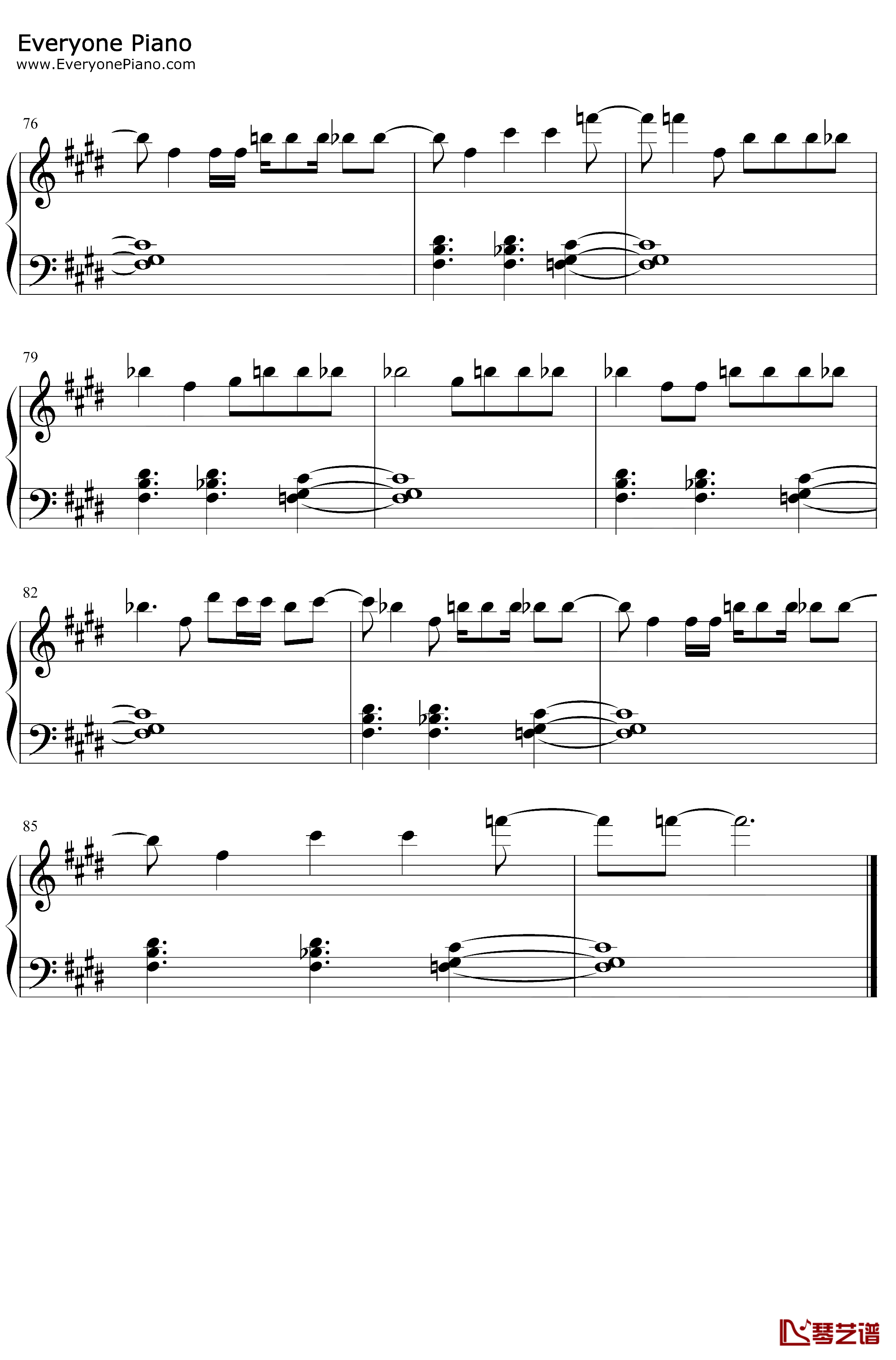 Daisies钢琴谱-Katy Perry6