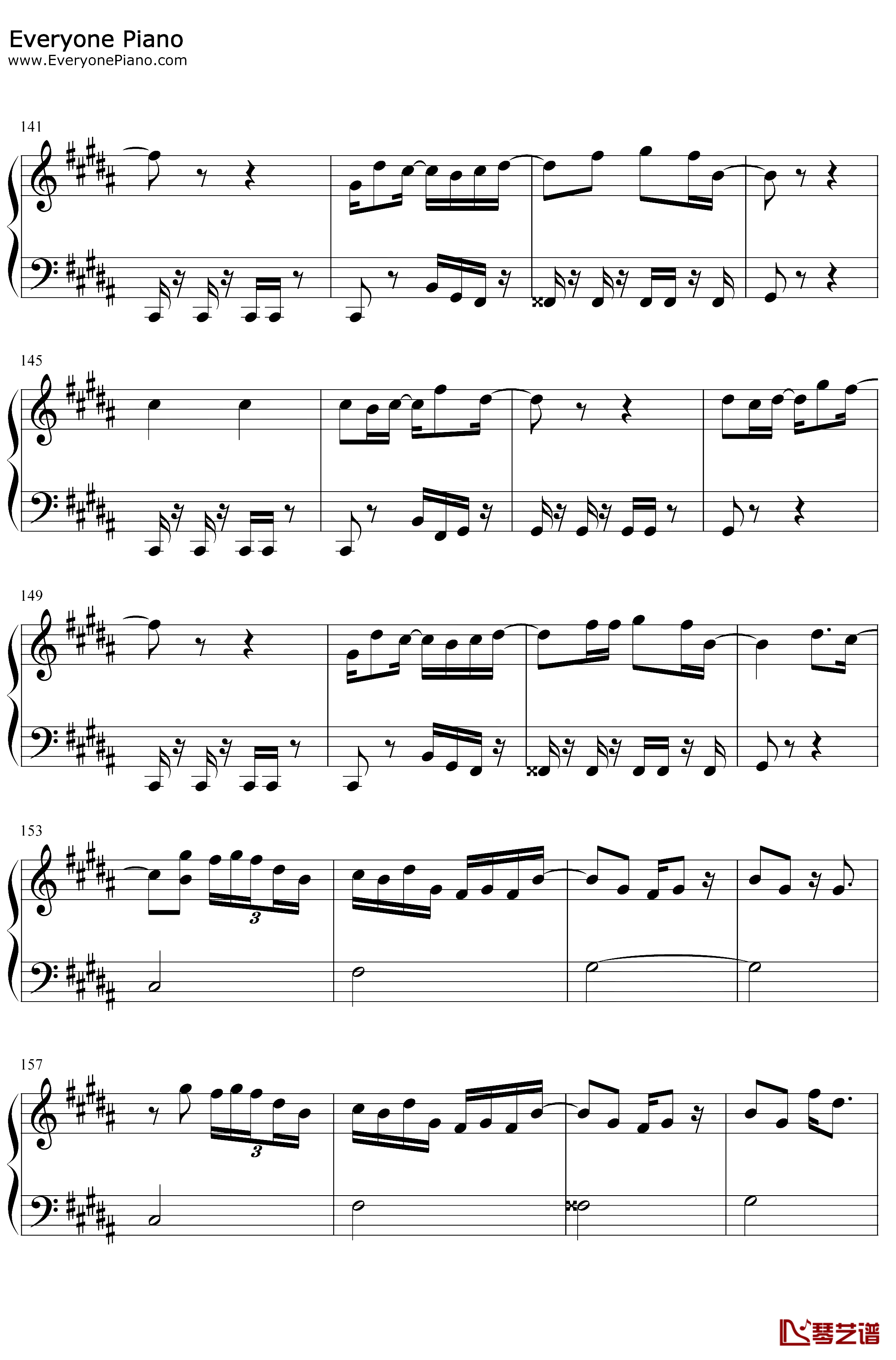 PLACEBO钢琴谱-米津玄師野田洋次郎-米津玄师与野田洋次郎的神仙合作8