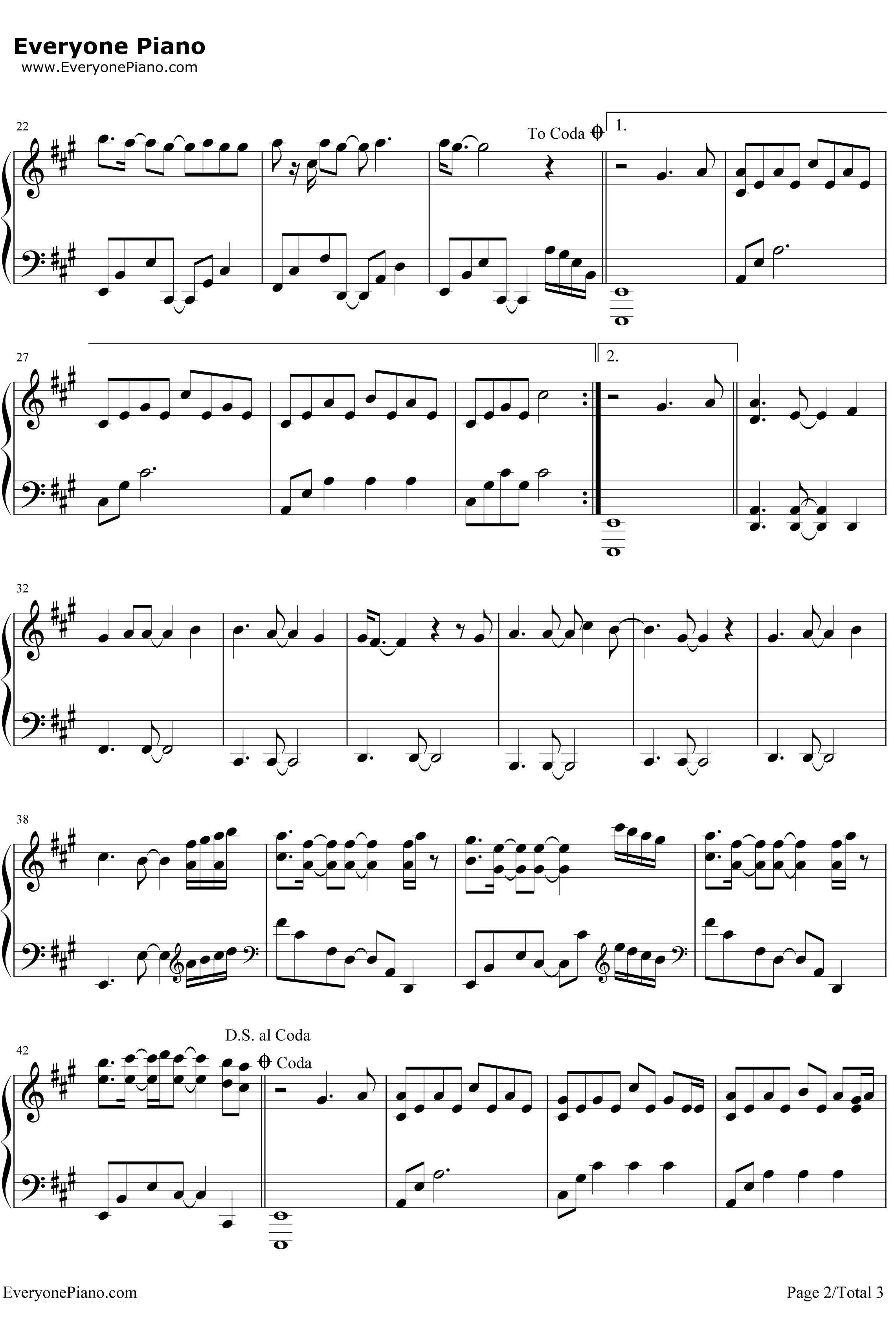 My Immortal钢琴谱--Evanescence2