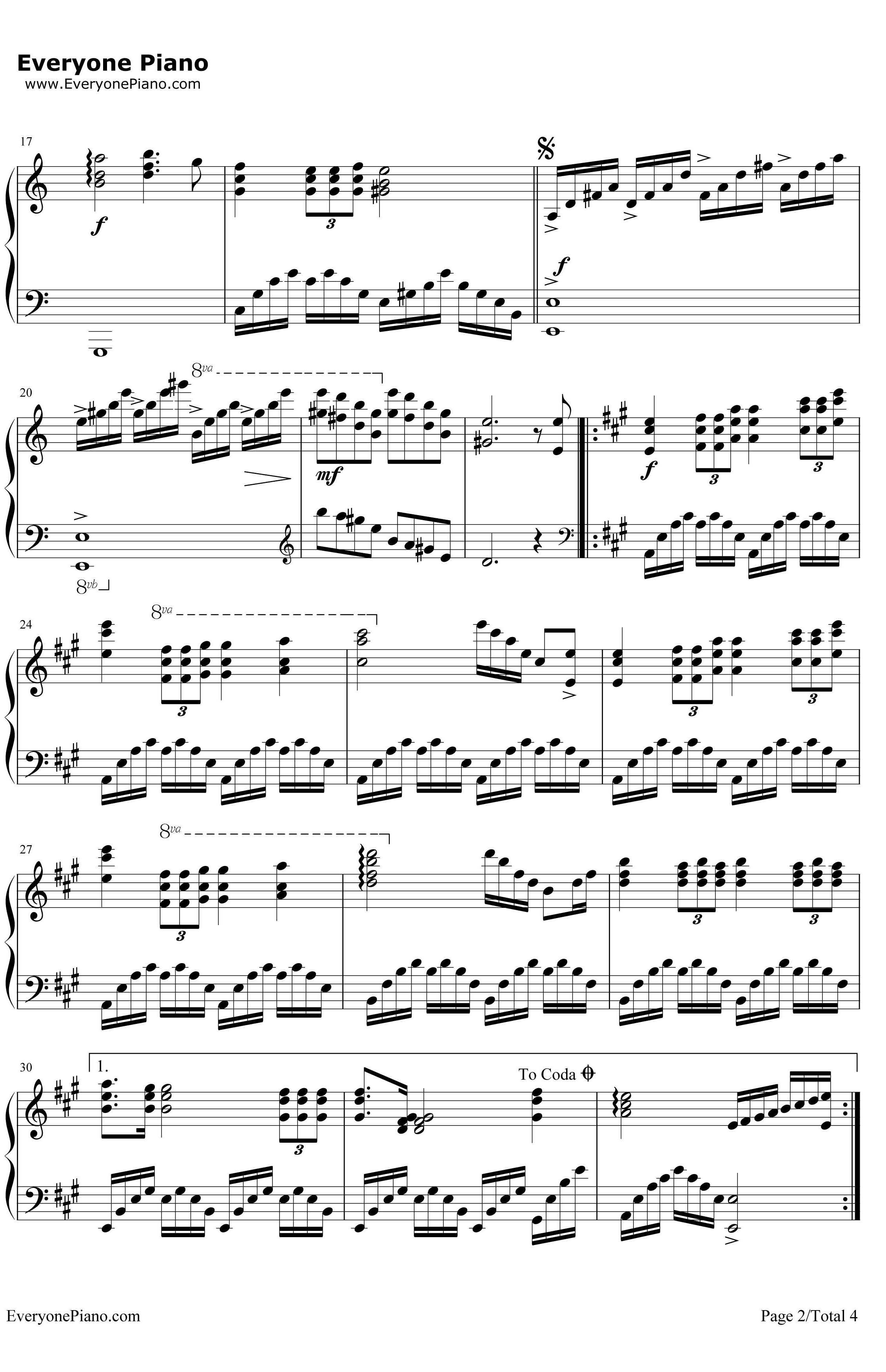 星星交响曲钢琴谱-理查德.克莱德曼2