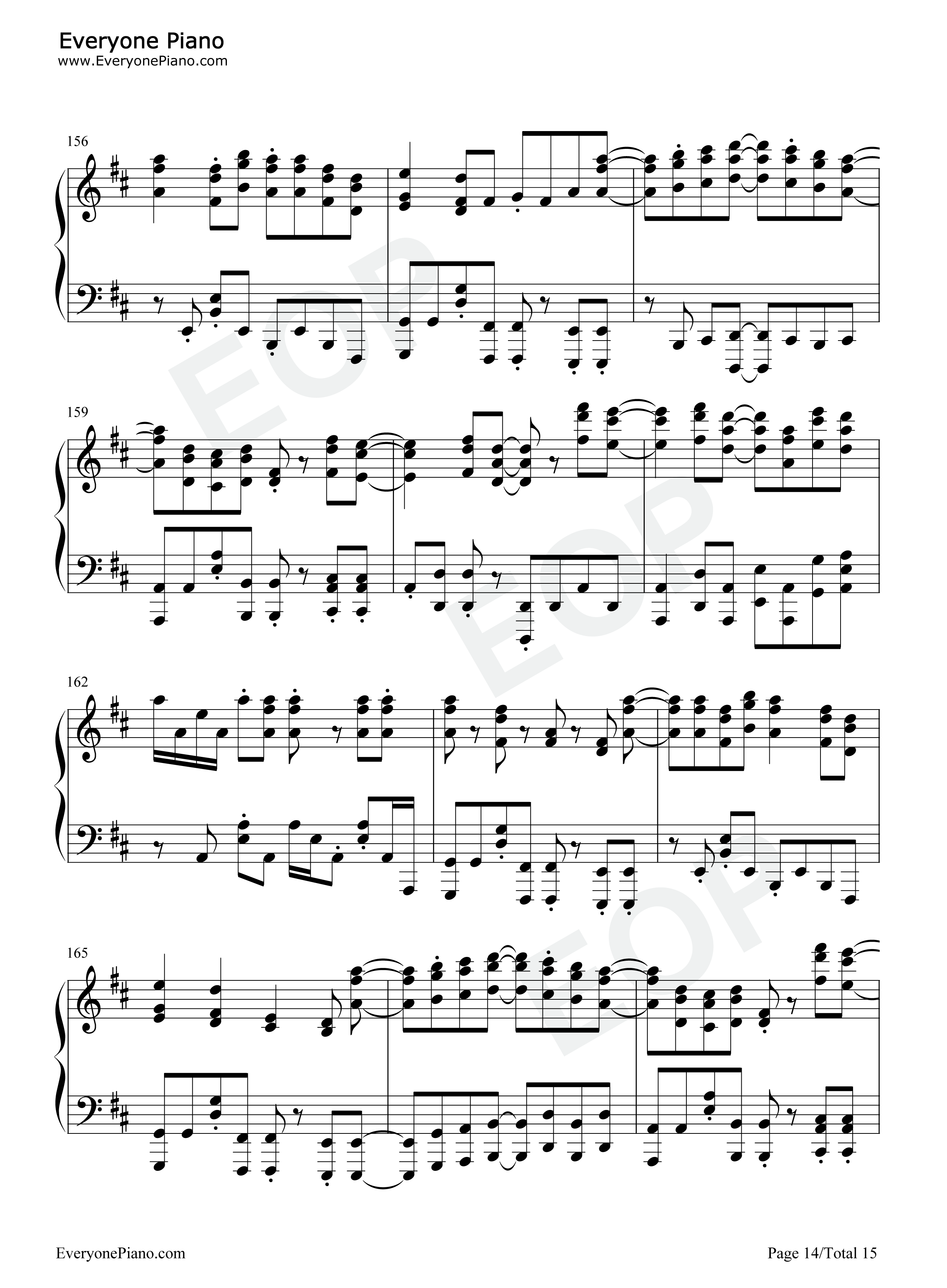 SOUVENIR钢琴谱-BUMP OF CHICKEN14