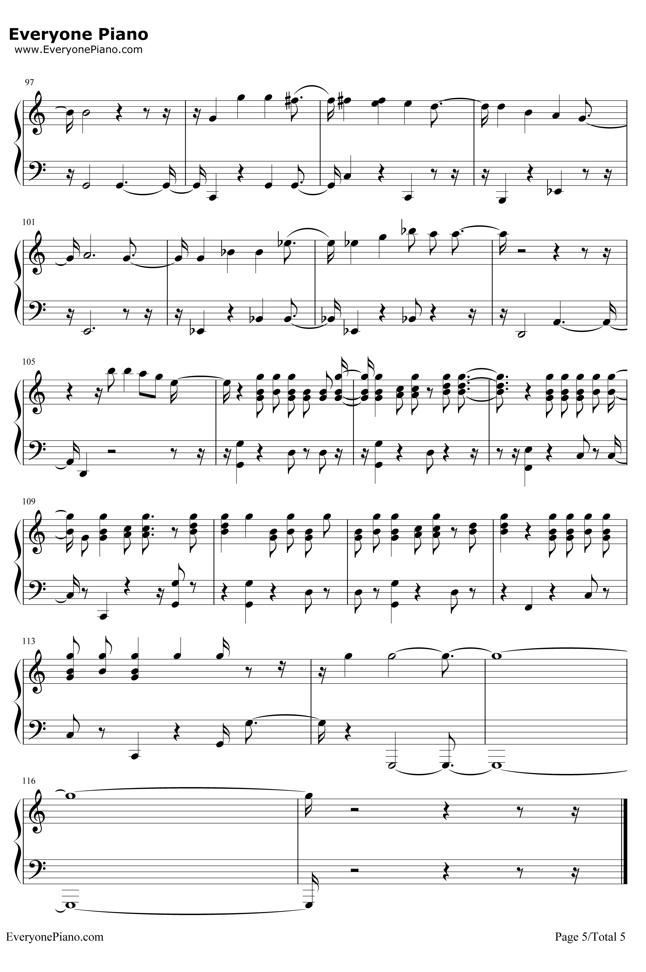 Remember Me钢琴谱-MiguelNataliaLafourcade-寻梦环游记主题曲5