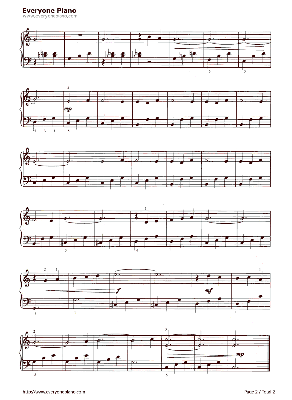 船歌钢琴谱-J.奥芬巴赫2