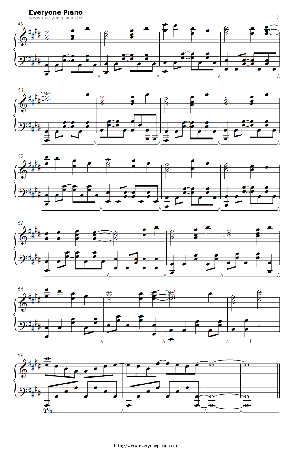 ハルカカナタ钢琴谱-UNLIMITS3