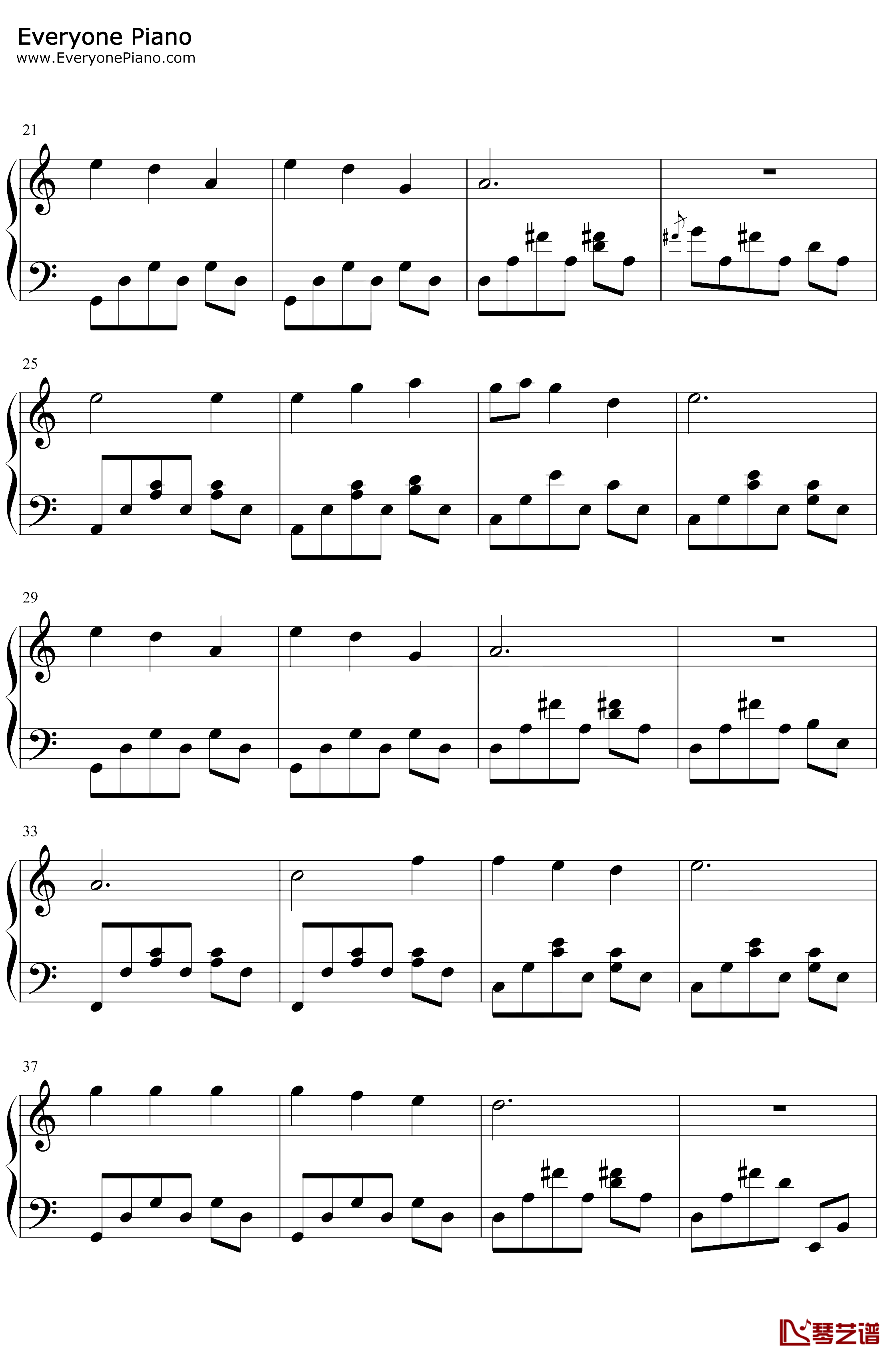 月迷风影钢琴谱-有坂美香-十二国记片尾曲2