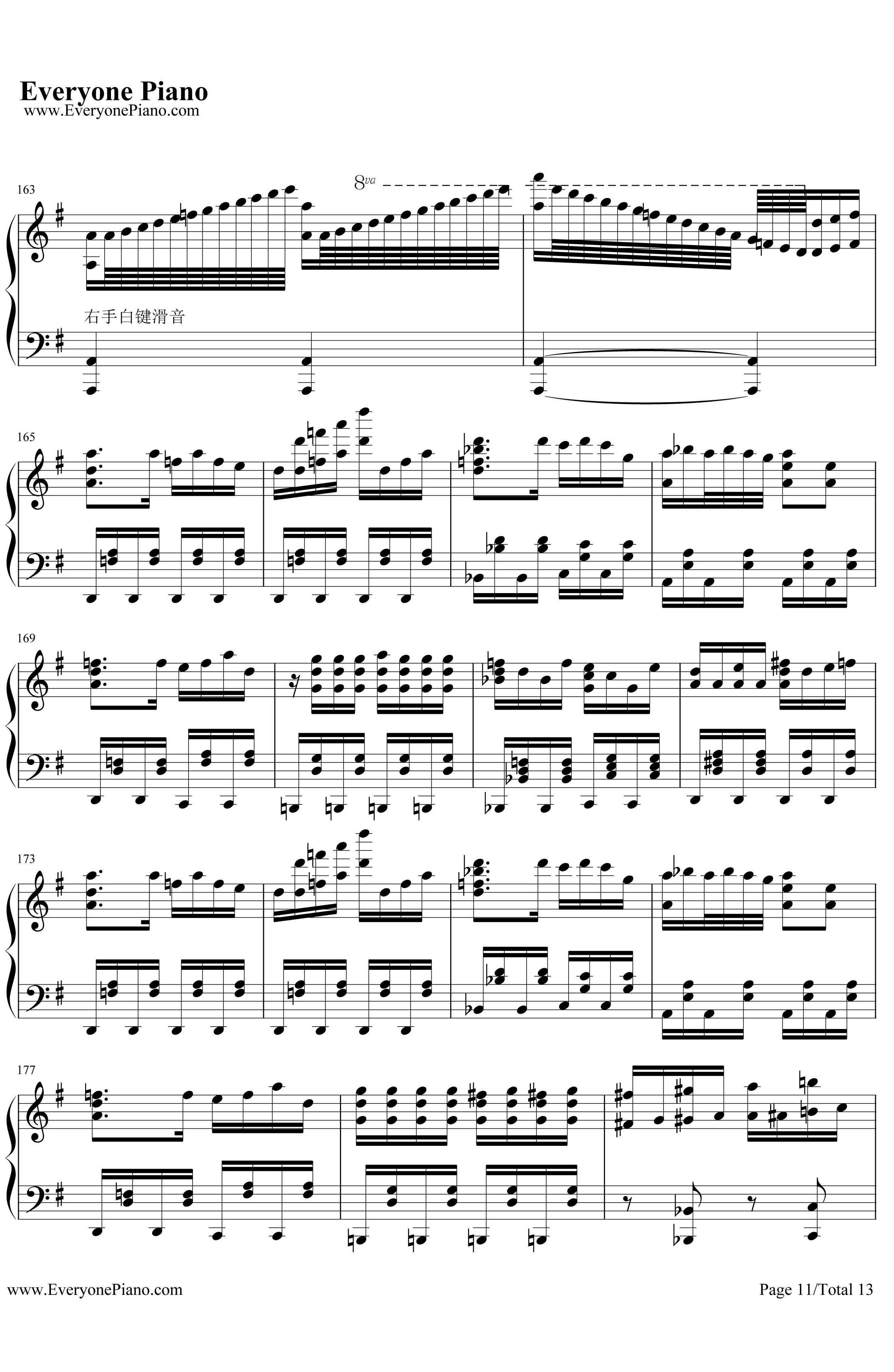 琪露诺的完美算术教室钢琴谱-藤咲かりん-東方紅魔鄉11