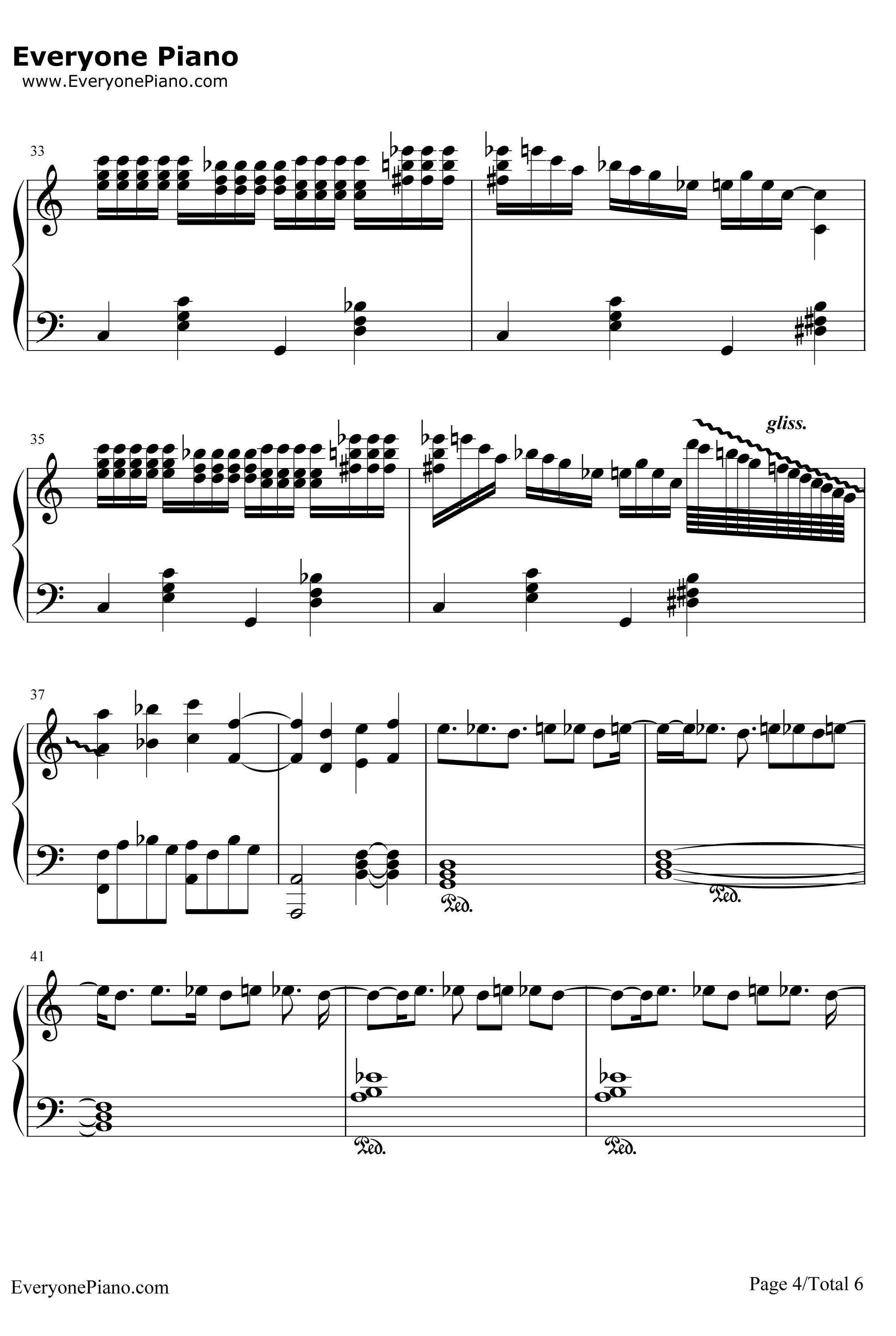 蓝色狂想曲钢琴谱-乔治·格什温GeorgeGershwin-乔治·格什温4