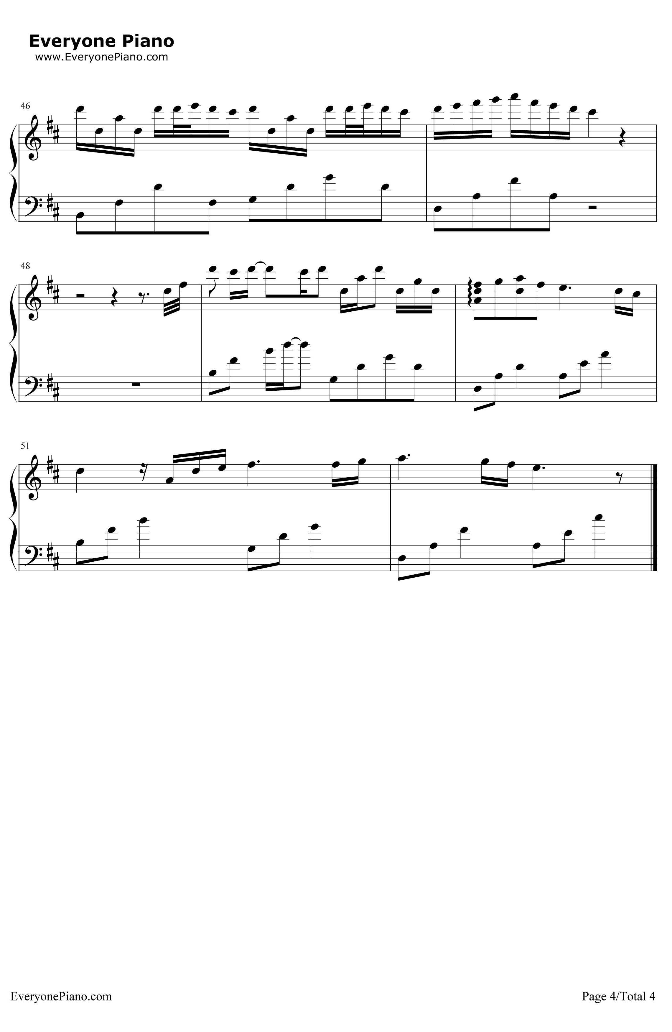 FürImmer钢琴谱-Eisblume4