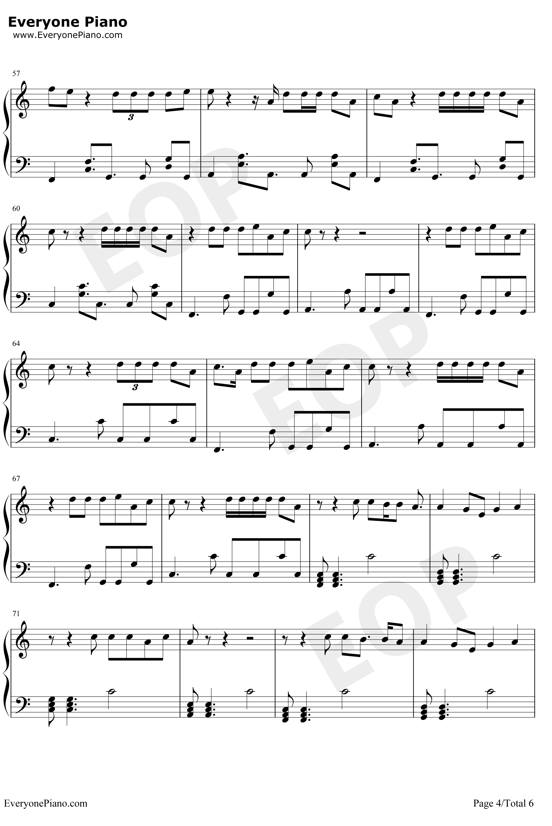 Middle Finger钢琴谱-PhoebeRyanQuinnXCII4
