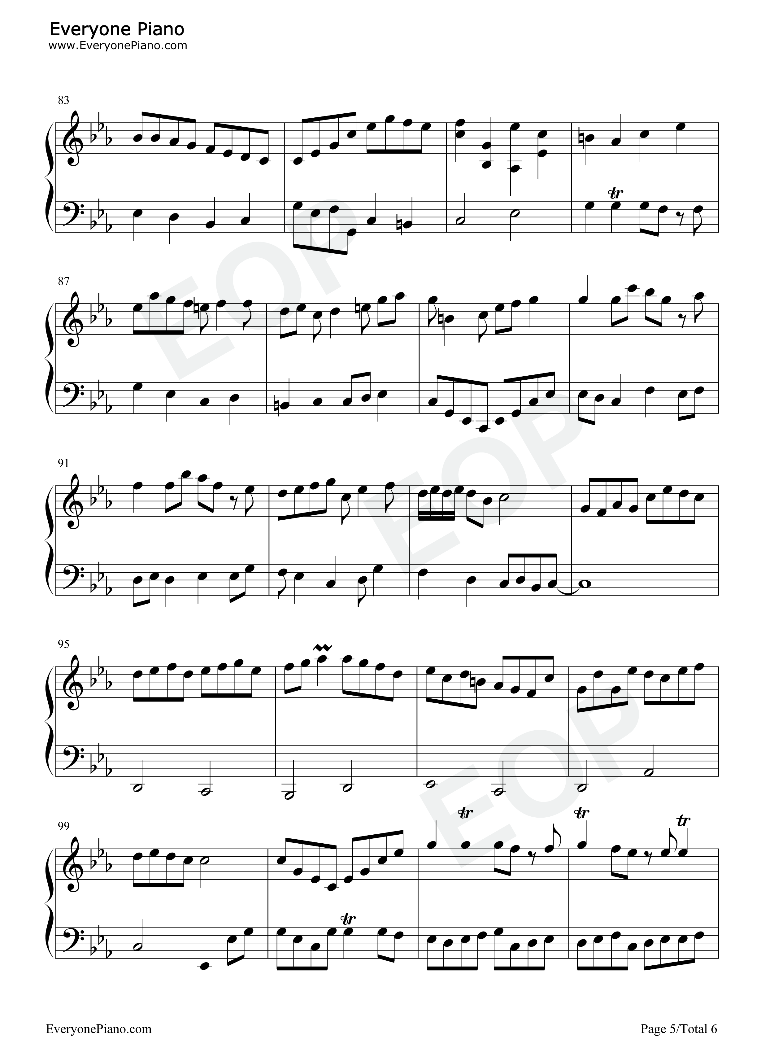 巴赫の幻想曲钢琴谱-IDW哒5