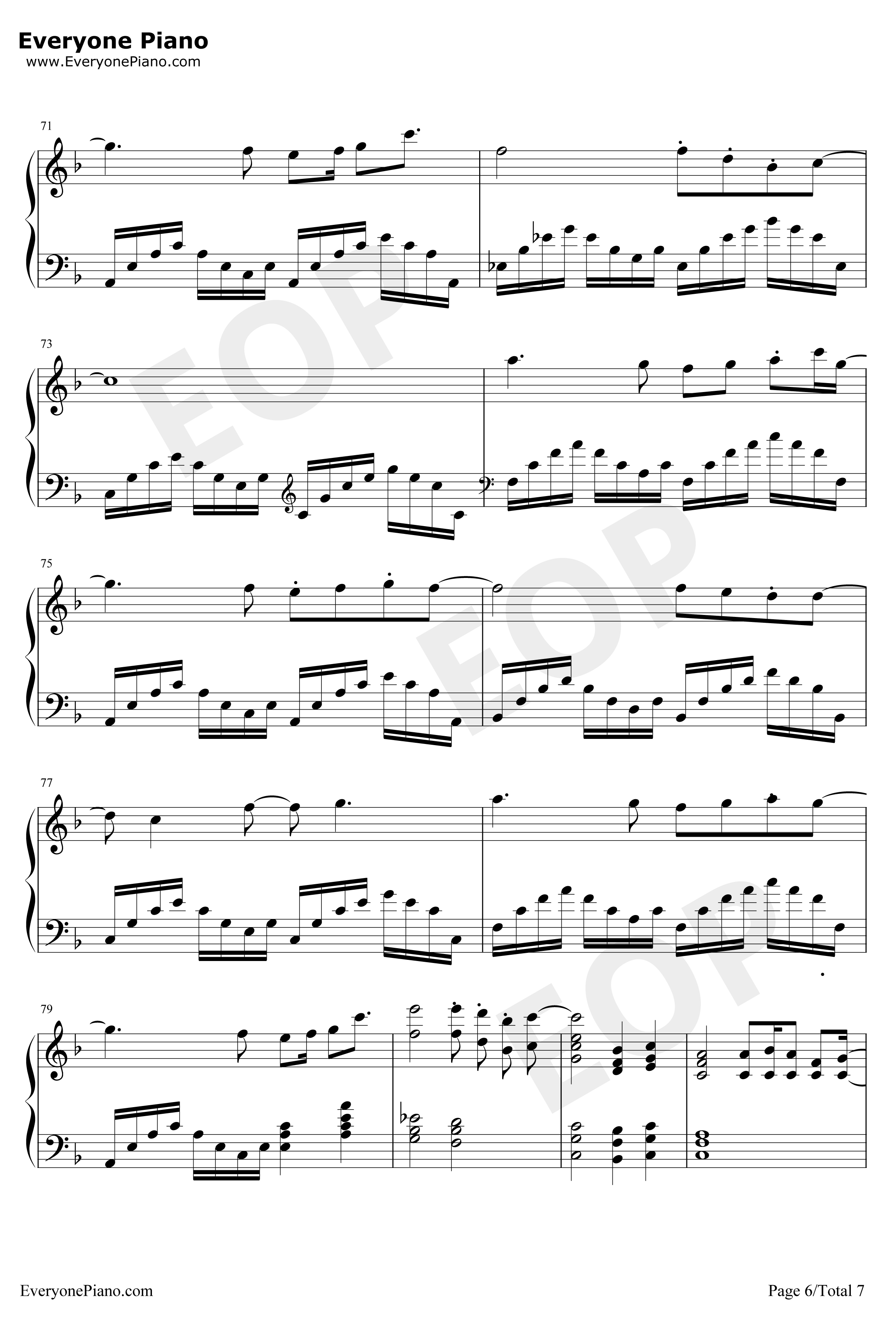 La Incondicional钢琴谱-LuisMiguel6