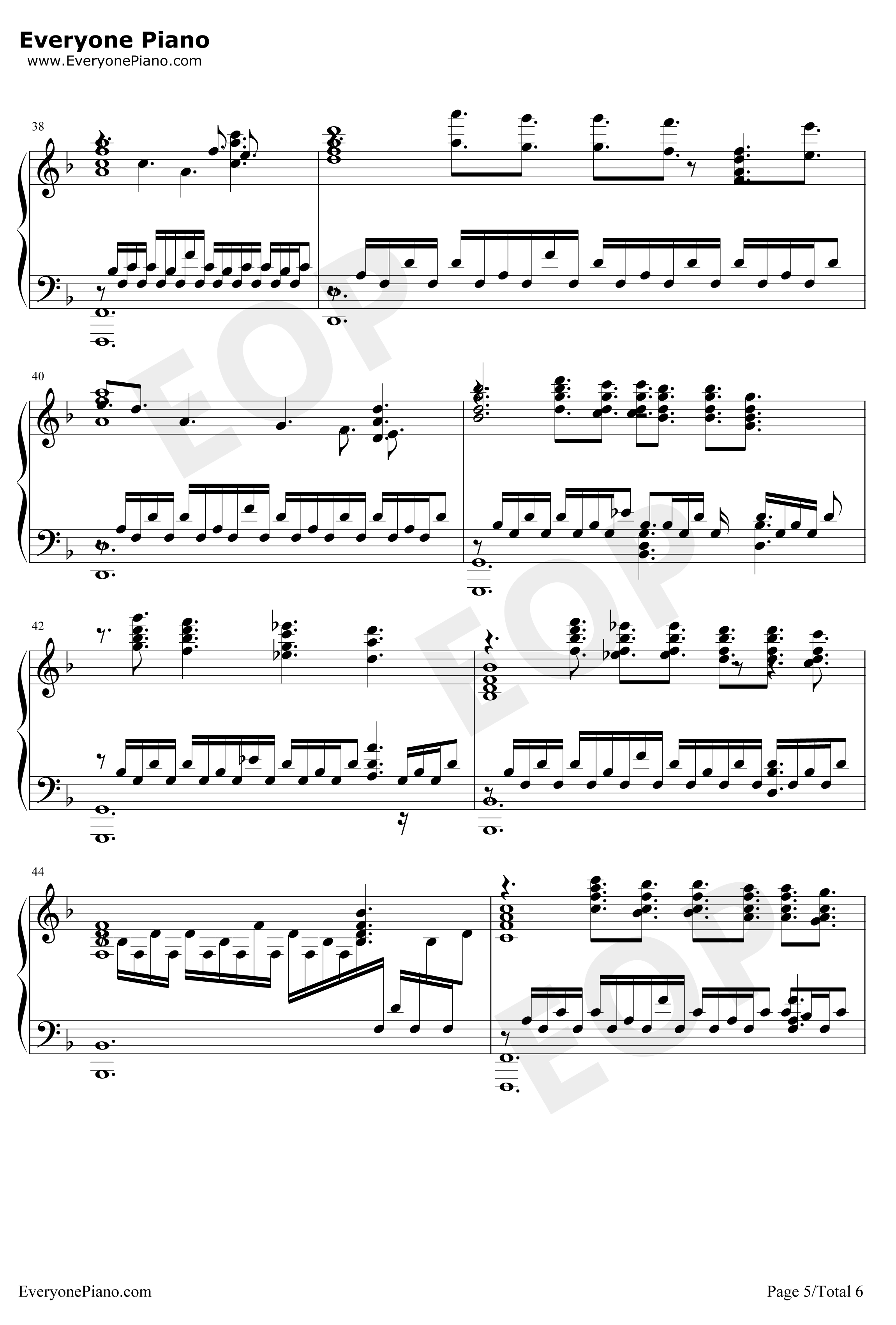 Chevaliers De Sangreal钢琴谱-Hans Zimmer-达芬奇密码OST5