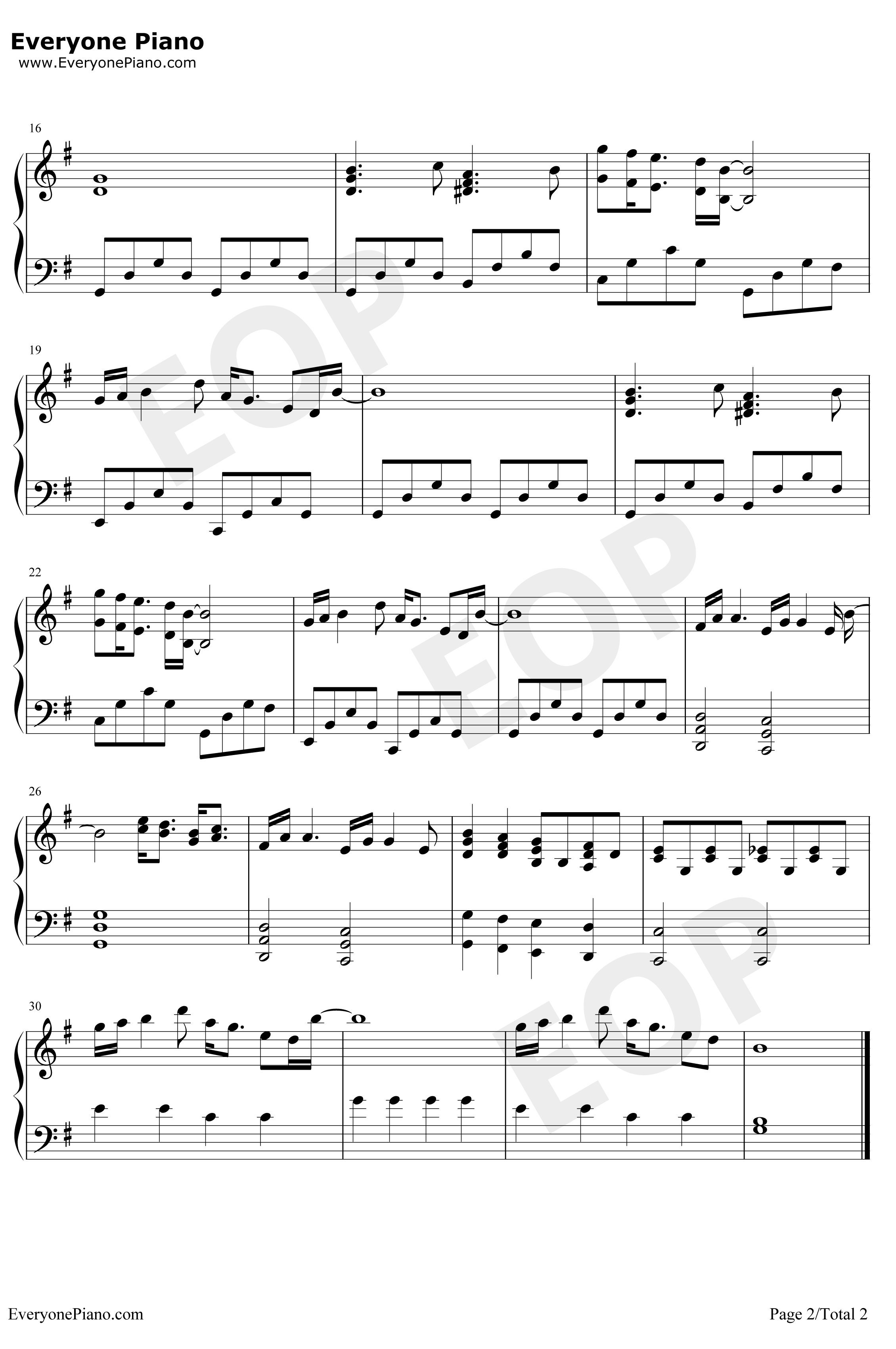 Truce钢琴谱-TwentyOnePilots2