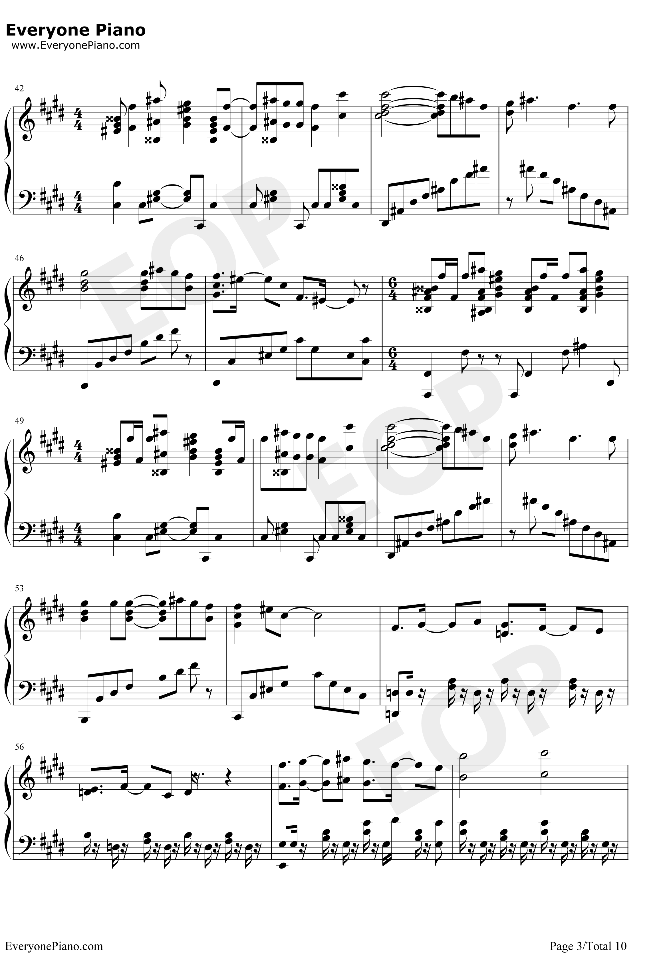 Little Busters钢琴谱-Rita-完整版3