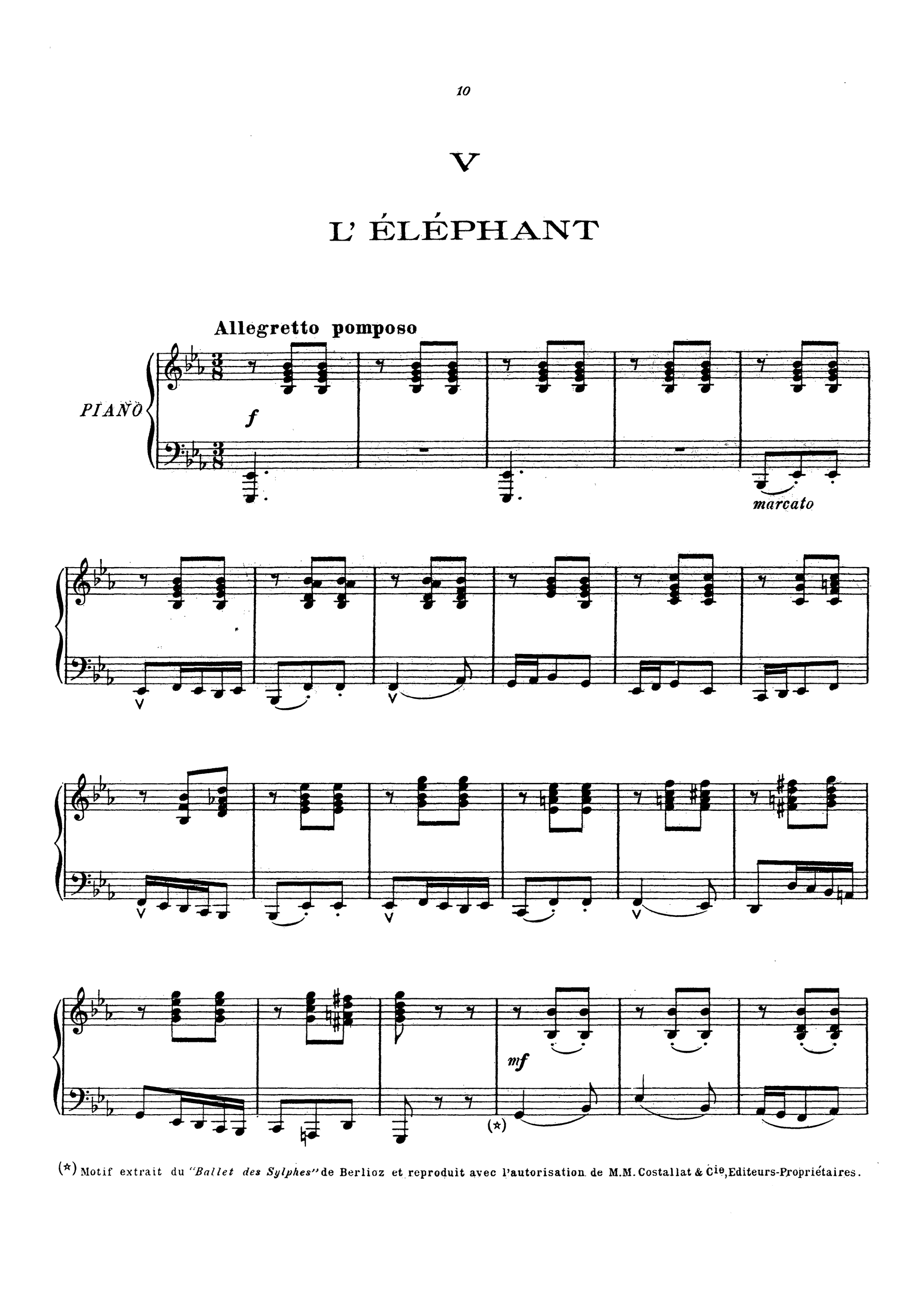 动物狂欢节钢琴谱12