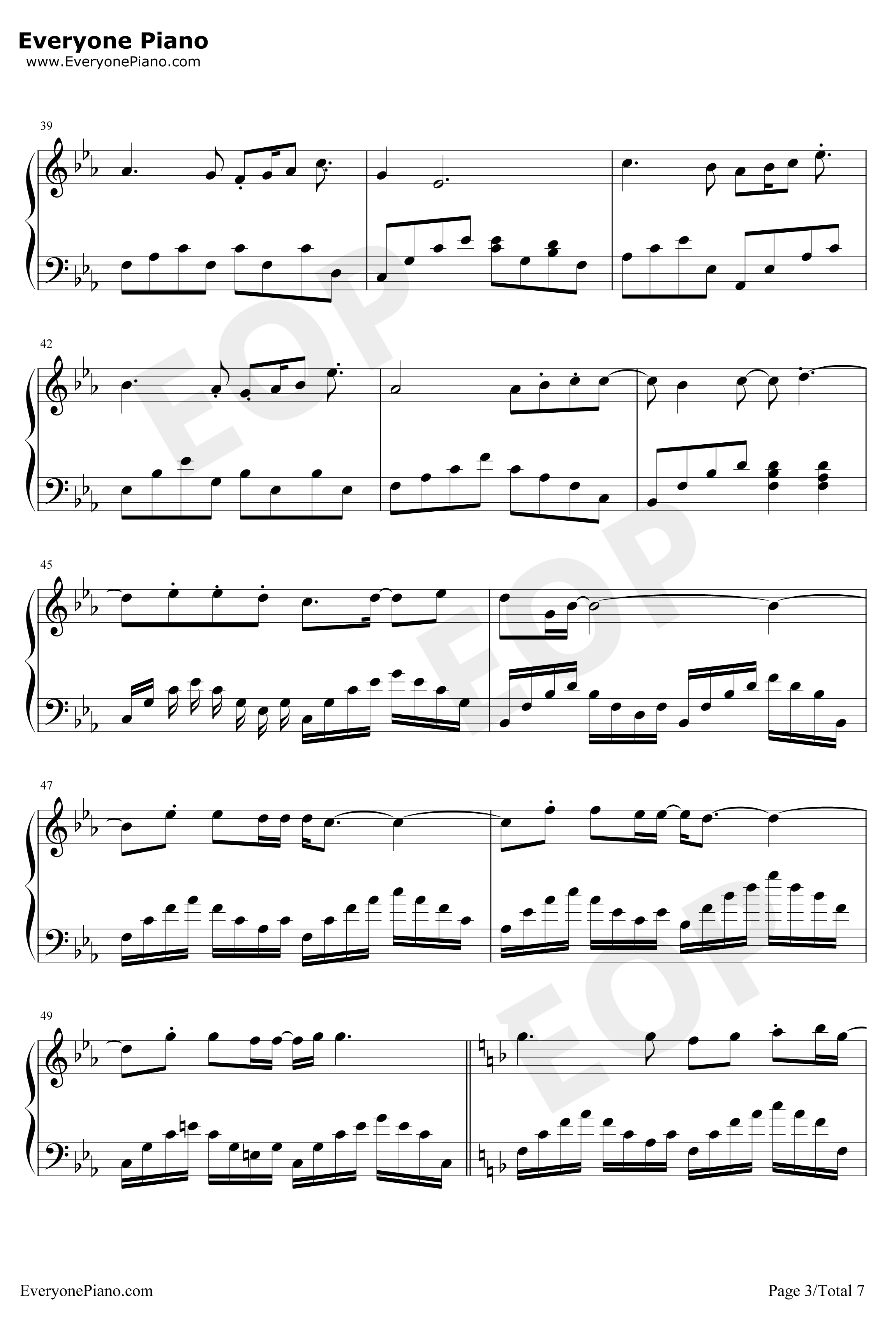 La Incondicional钢琴谱-LuisMiguel3